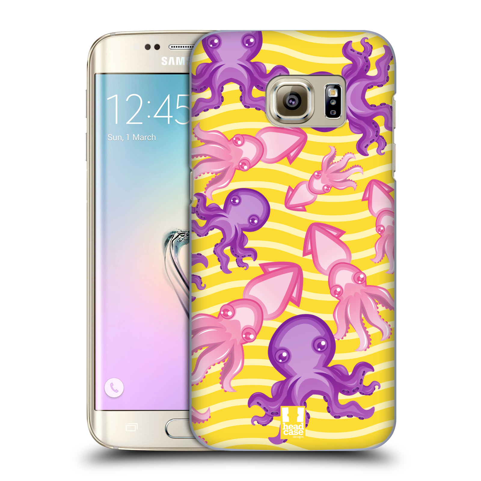 HEAD CASE plastový obal na mobil SAMSUNG GALAXY S7 EDGE vzor mořský živočich chobotnice
