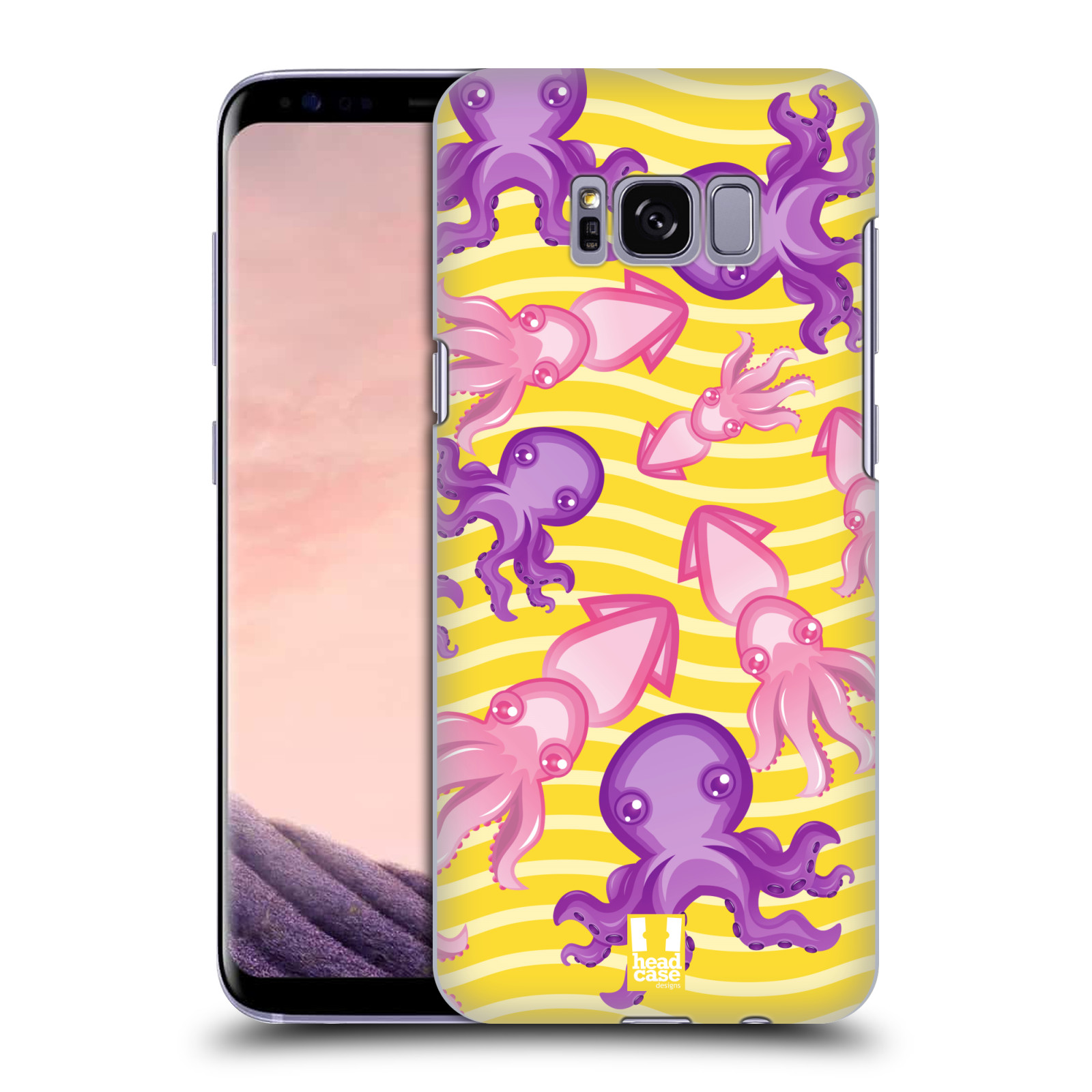 HEAD CASE plastový obal na mobil Samsung Galaxy S8 vzor mořský živočich chobotnice