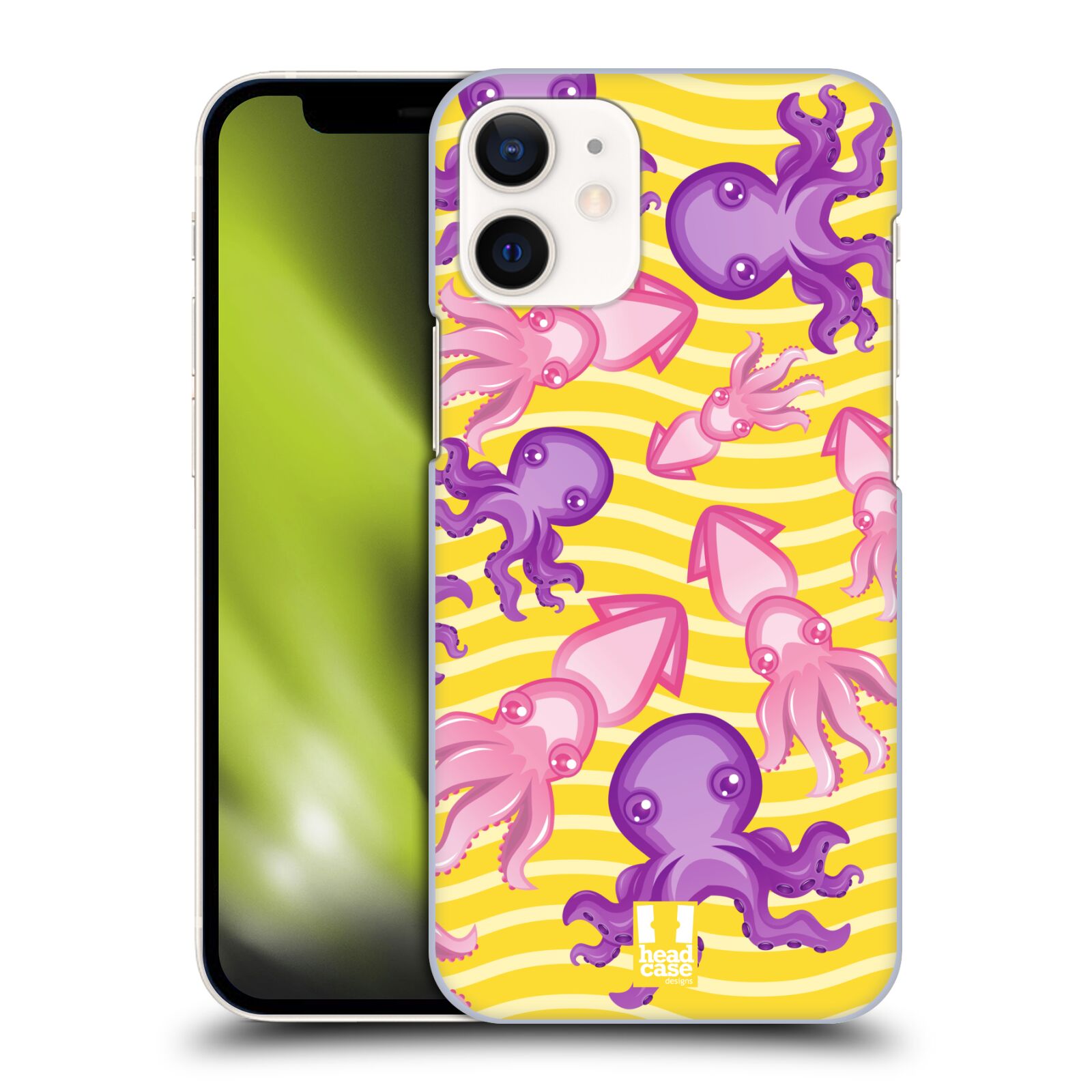 Plastový obal na mobil Apple Iphone 12 MINI vzor mořský živočich chobotnice
