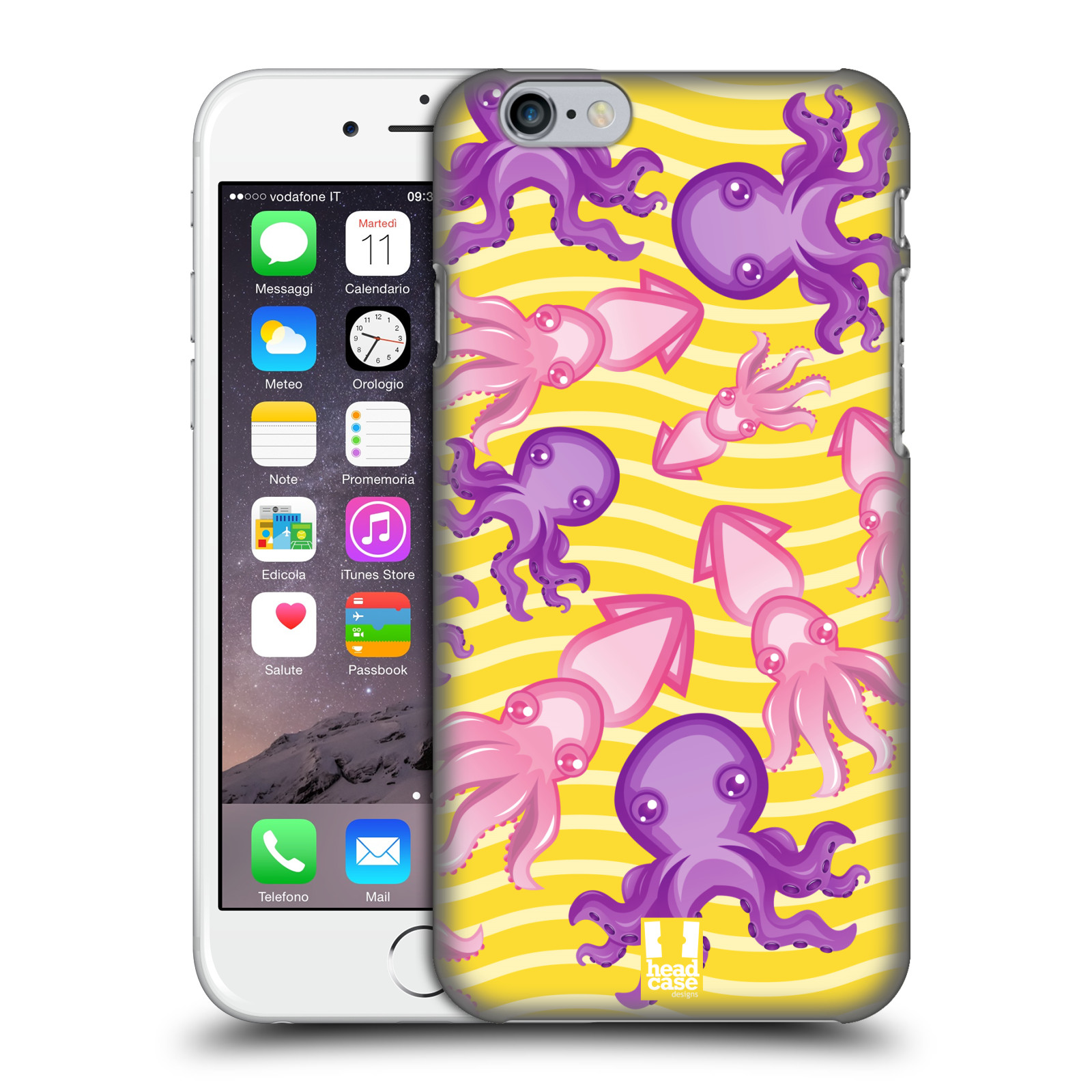 Plastové pouzdro pro mobil Apple Iphone 6/6S vzor mořský živočich chobotnice