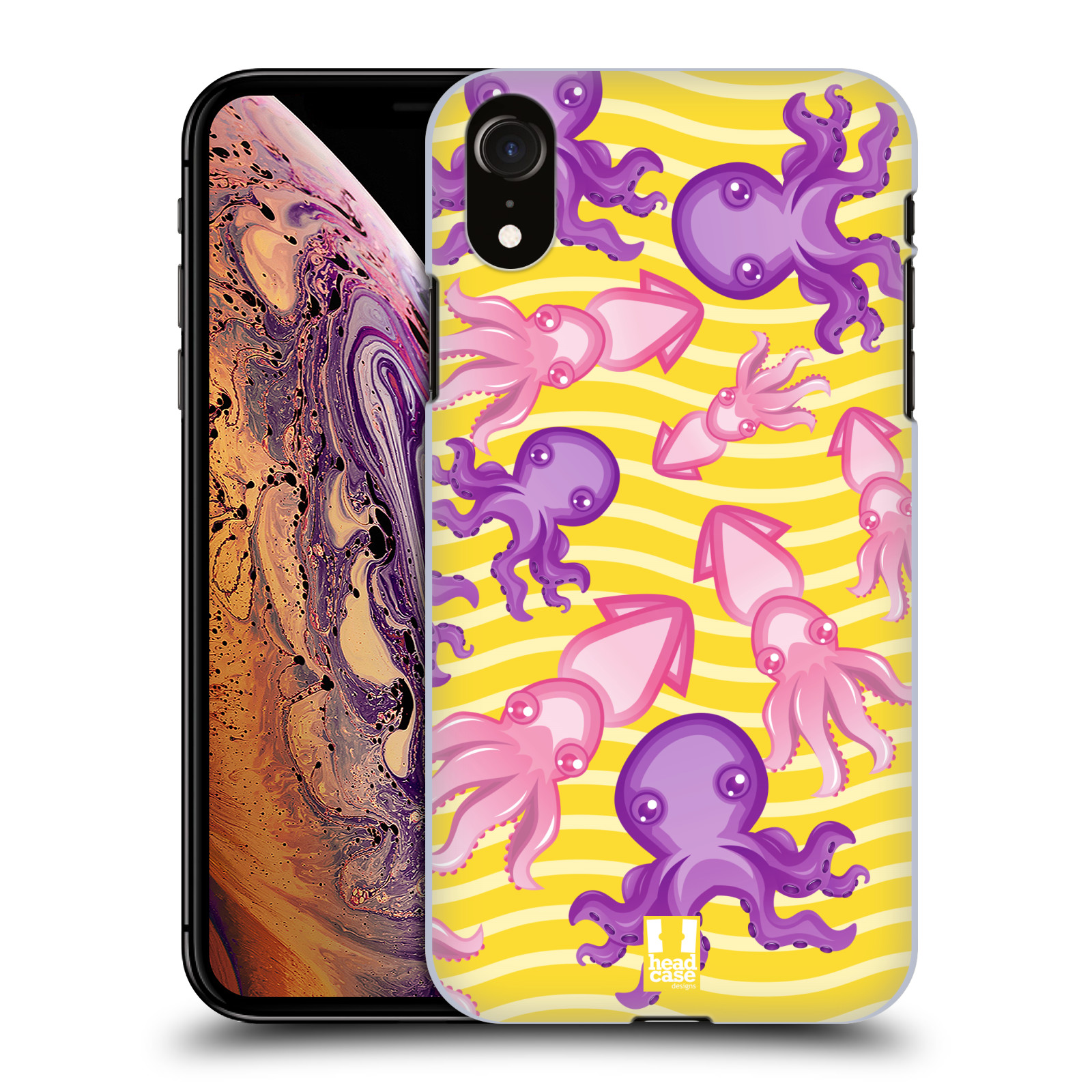 HEAD CASE plastový obal na mobil Apple Iphone XR vzor mořský živočich chobotnice