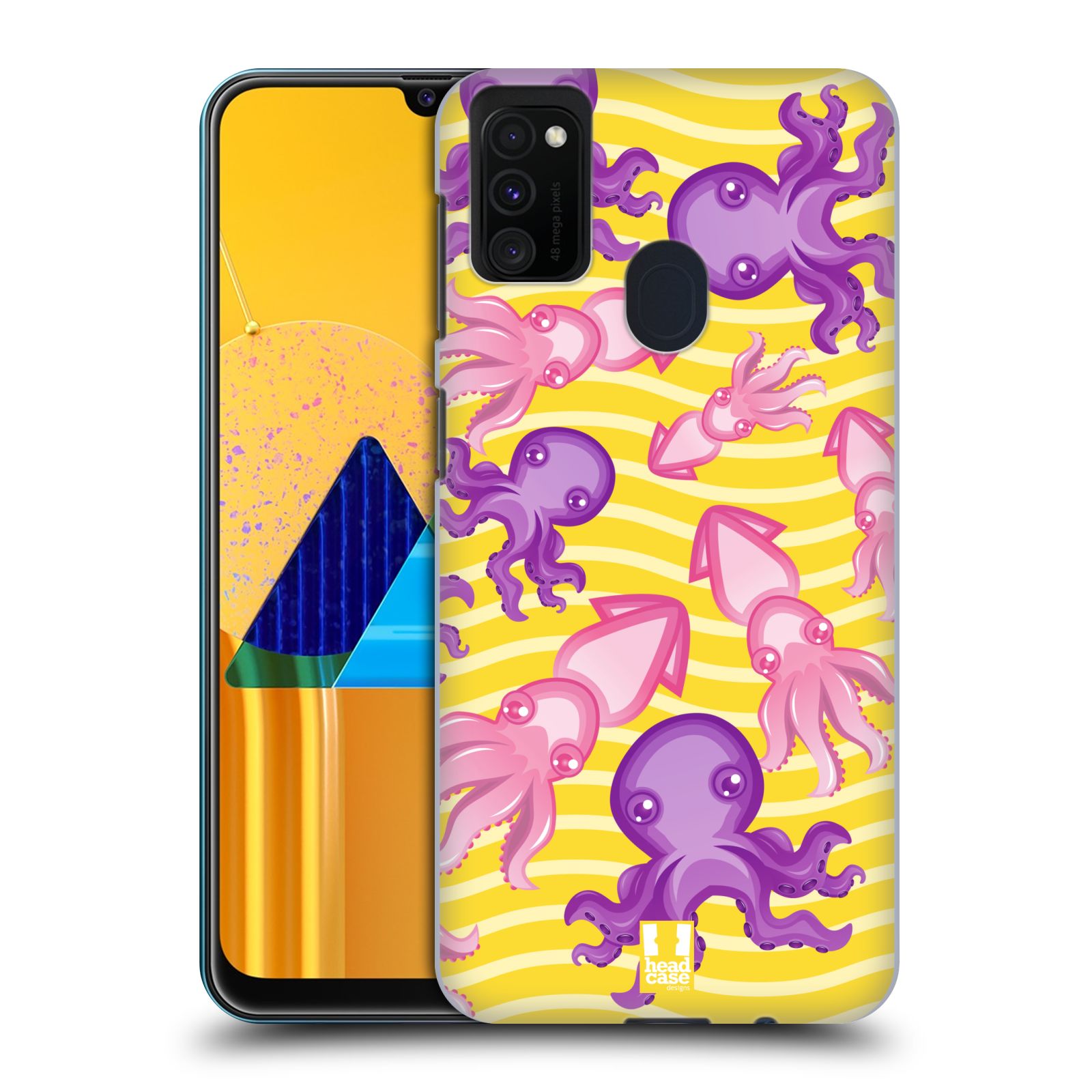 Zadní kryt na mobil Samsung Galaxy M21 vzor mořský živočich chobotnice