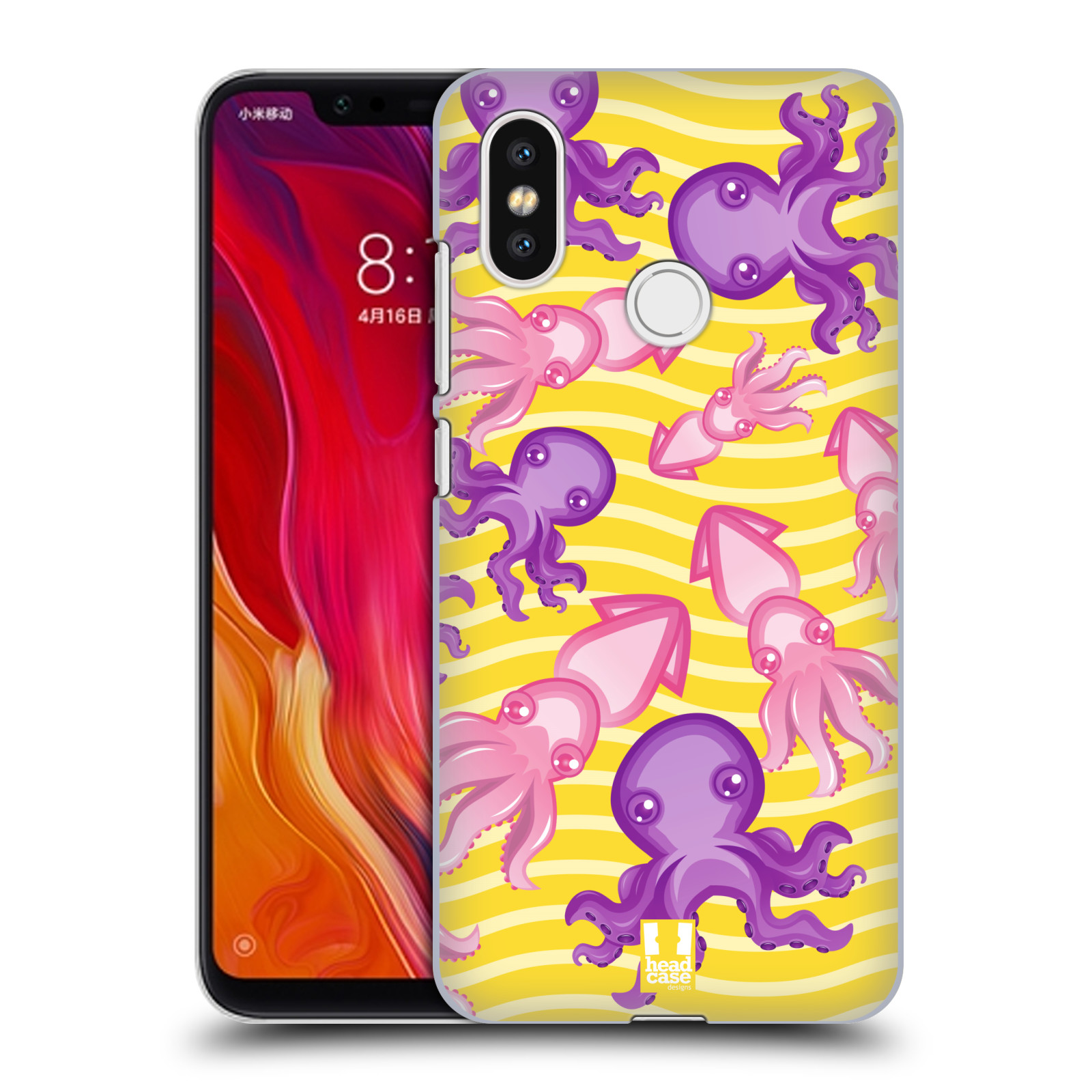 HEAD CASE plastový obal na mobil Xiaomi Mi 8 vzor mořský živočich chobotnice