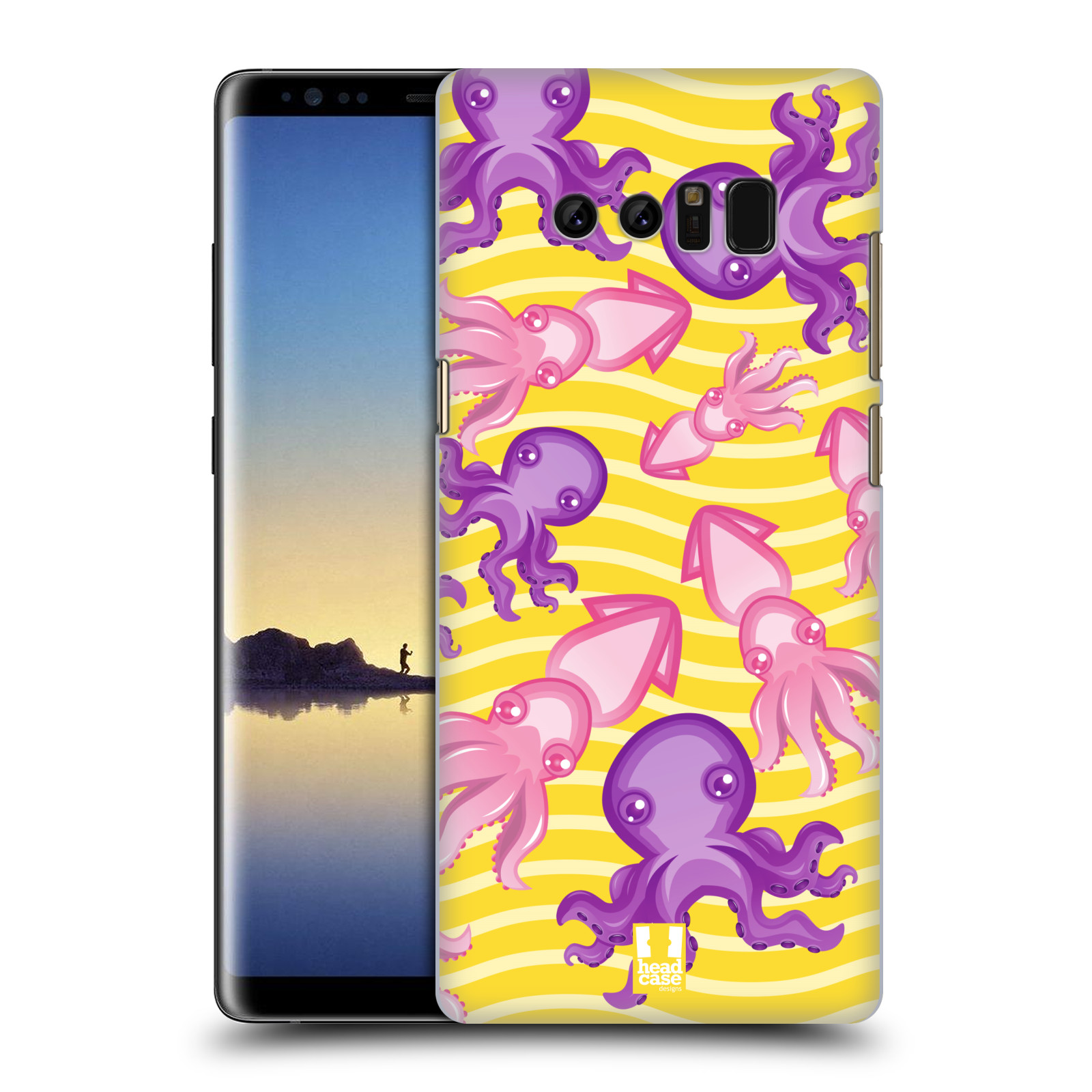HEAD CASE plastový obal na mobil Samsung Galaxy Note 8 vzor mořský živočich chobotnice