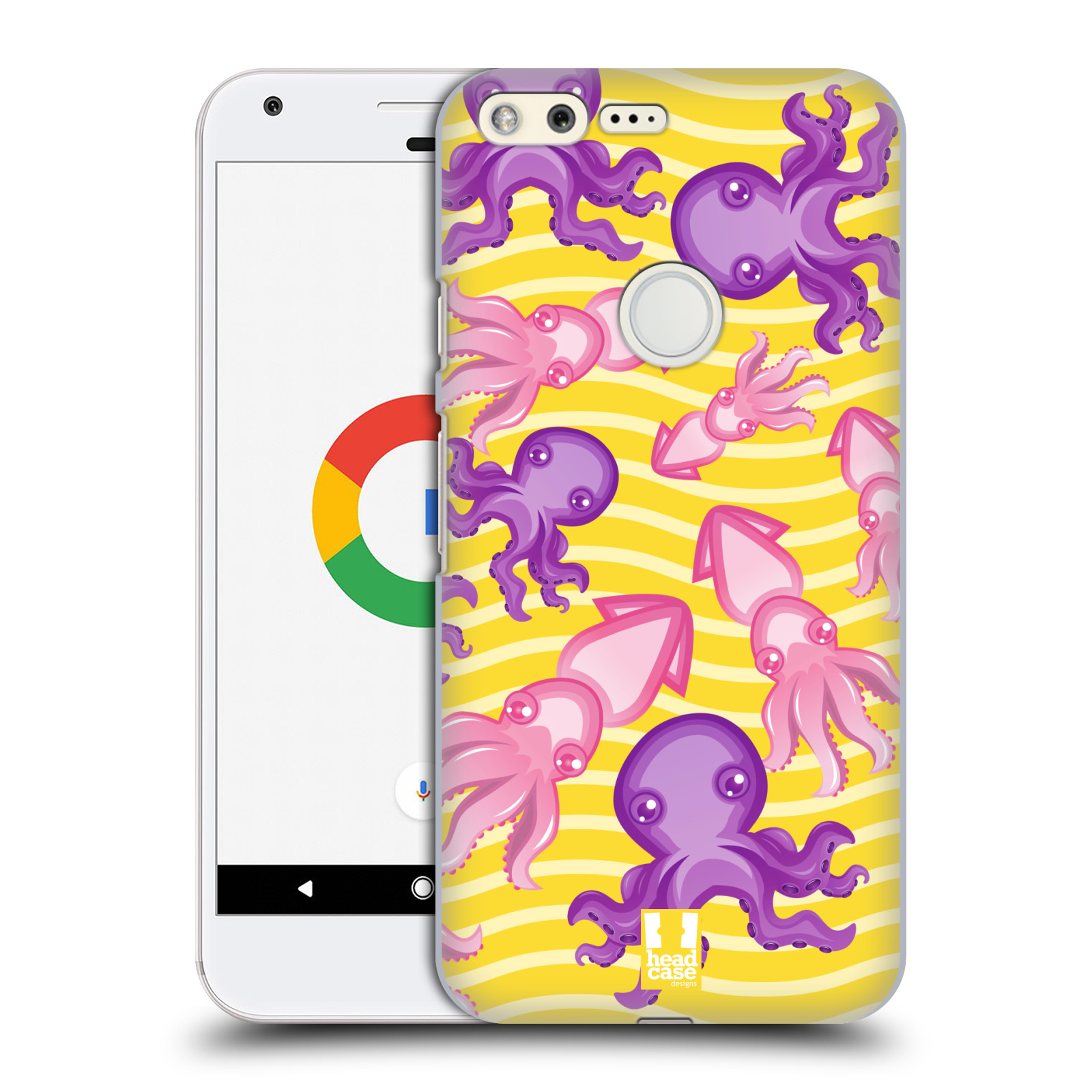 HEAD CASE plastový obal na mobil GOOGLE Pixel vzor mořský živočich chobotnice