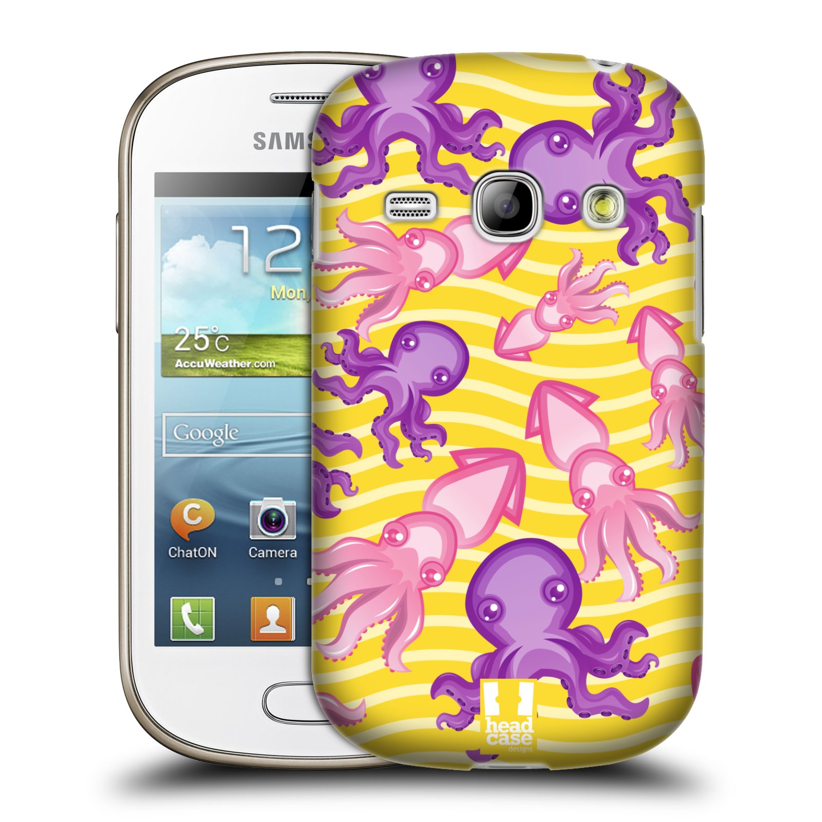 HEAD CASE plastový obal na mobil SAMSUNG GALAXY FAME (S6810) vzor mořský živočich chobotnice