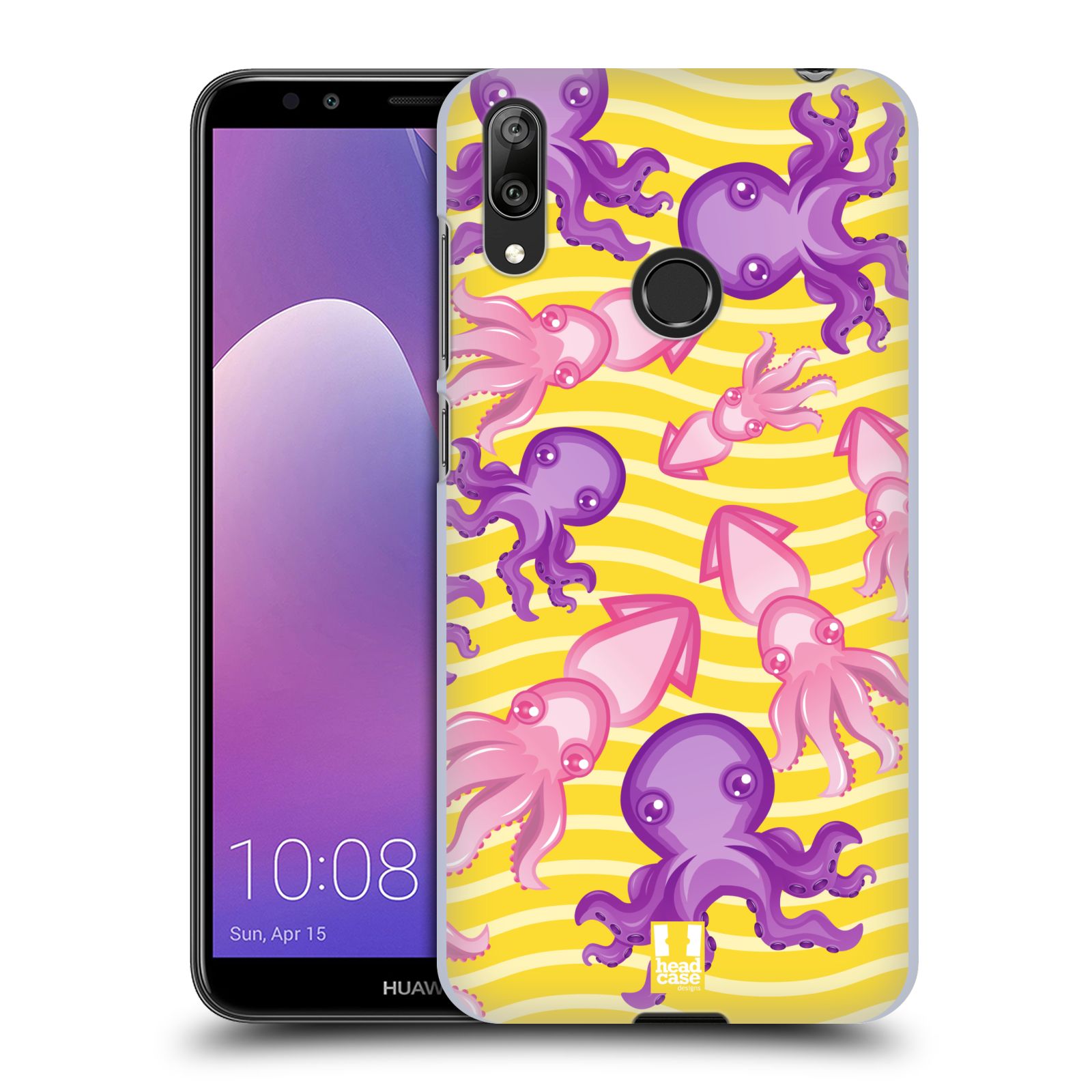 Pouzdro na mobil Huawei Y7 2019 - Head Case - vzor mořský živočich chobotnice
