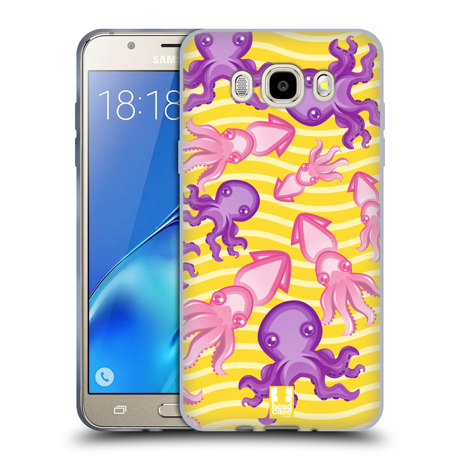 HEAD CASE silikonový obal, kryt na mobil Samsung Galaxy J5 2016, J510, J510F, (J510F DUAL SIM) vzor mořský živočich chobotnice