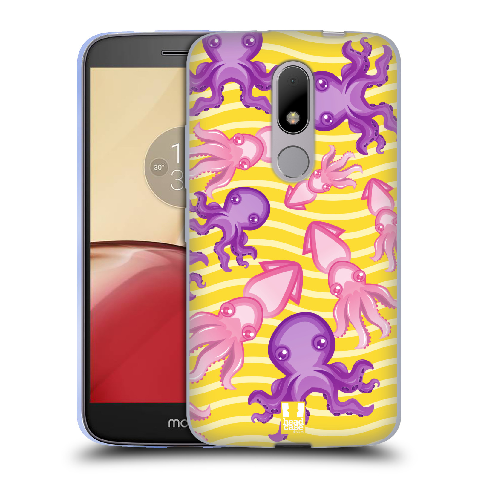 HEAD CASE silikonový obal na mobil Lenovo Moto M vzor mořský živočich chobotnice