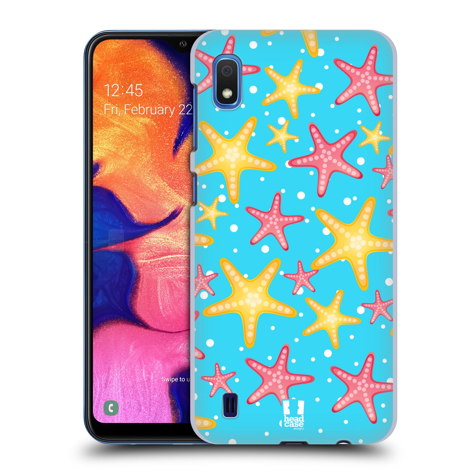 Zadní obal pro mobil Samsung Galaxy A10 - HEAD CASE - kreslený mořský vzor hvězda