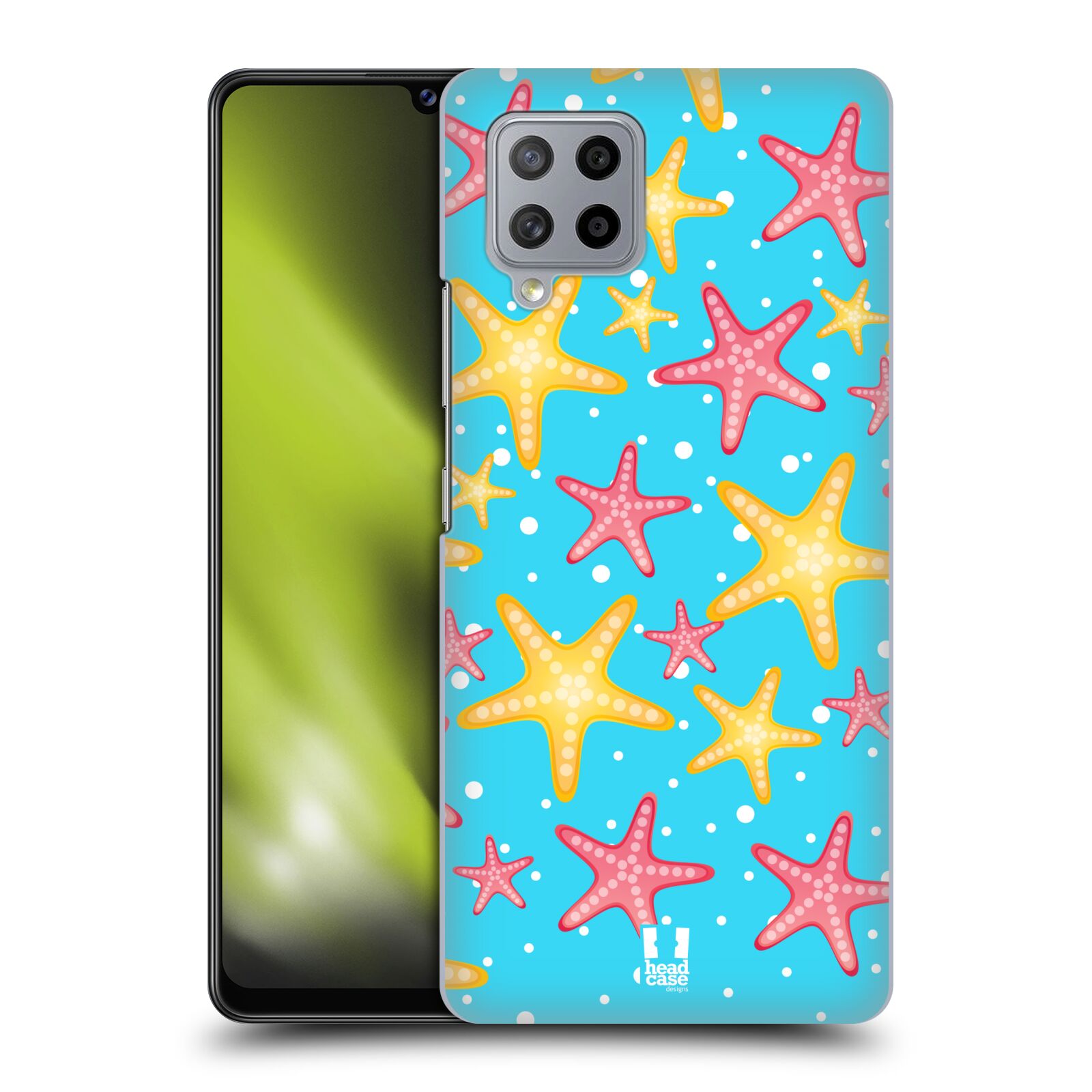 Zadní obal pro mobil Samsung Galaxy A42 5G - HEAD CASE - kreslený mořský vzor hvězda
