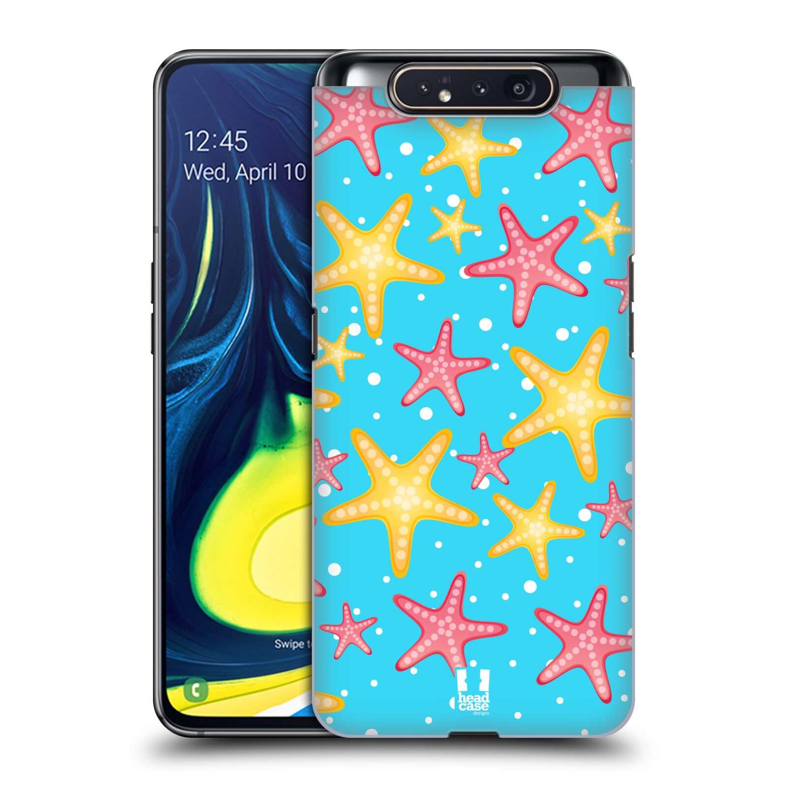 Zadní obal pro mobil Samsung Galaxy A80 - HEAD CASE - kreslený mořský vzor hvězda