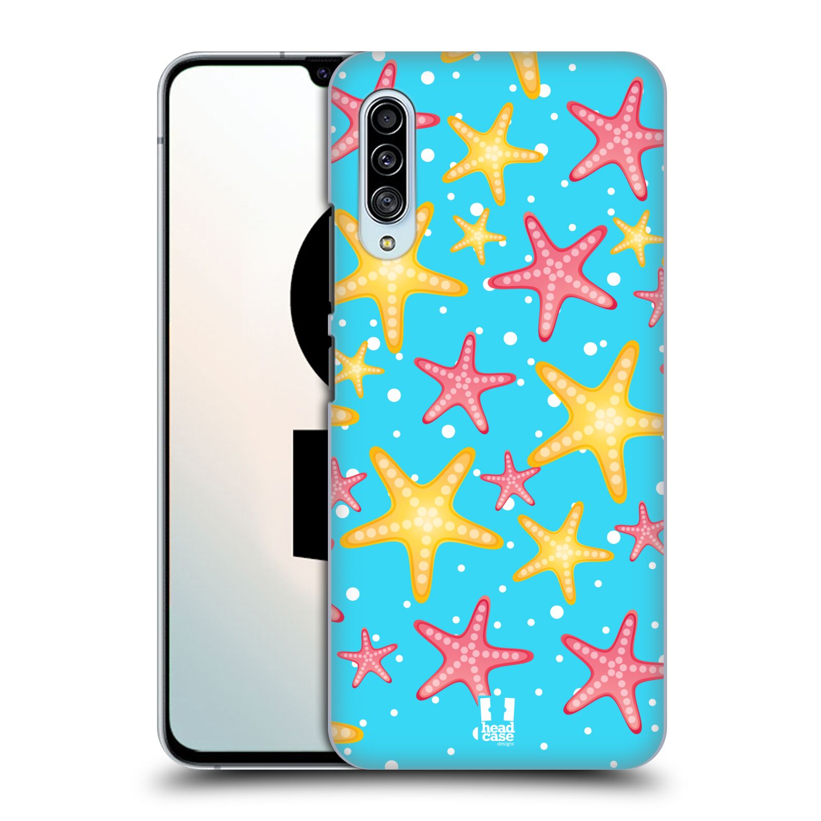 Zadní obal pro mobil Samsung Galaxy A90 5G - HEAD CASE - kreslený mořský vzor hvězda