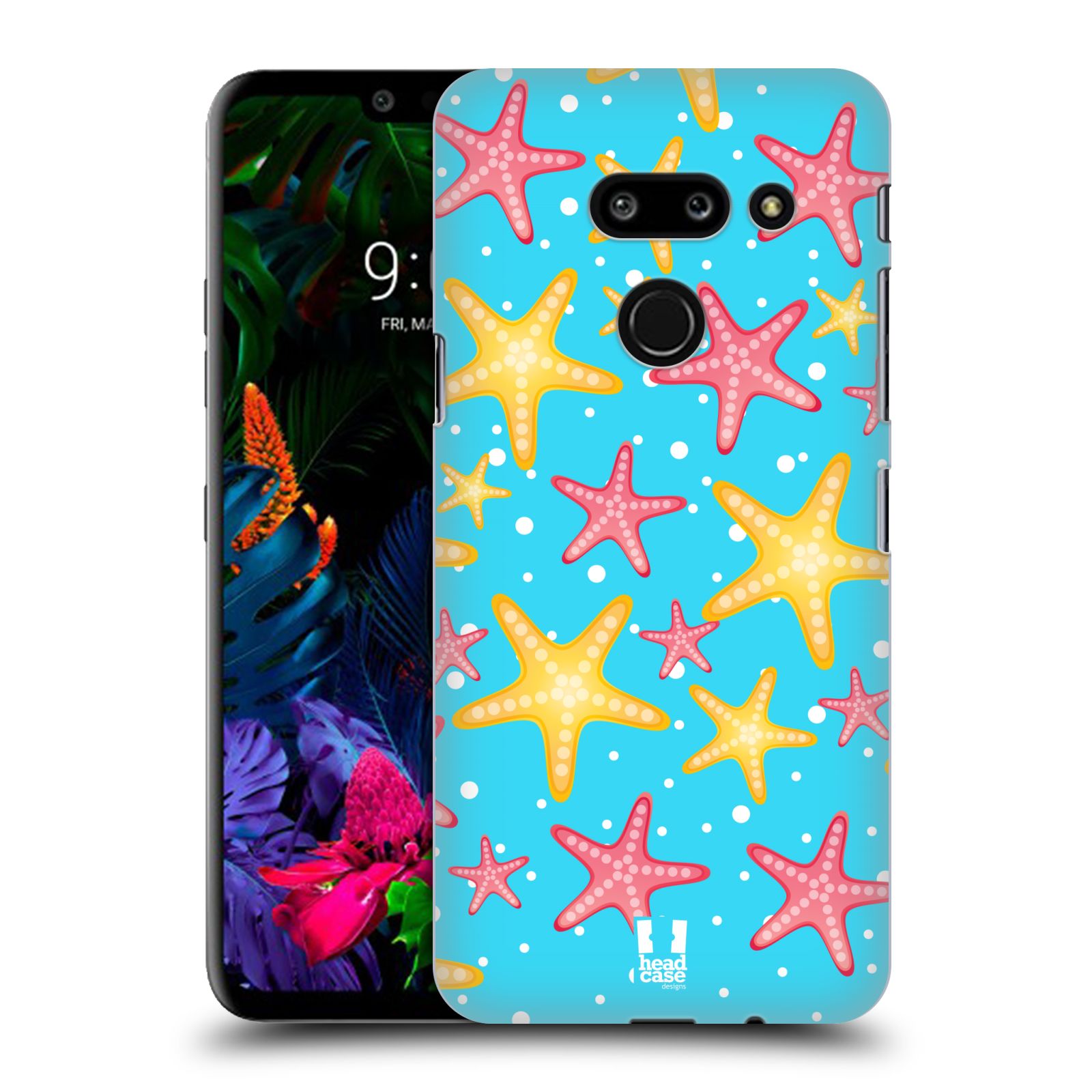 Zadní obal pro mobil LG G8 ThinQ - HEAD CASE - kreslený mořský vzor hvězda