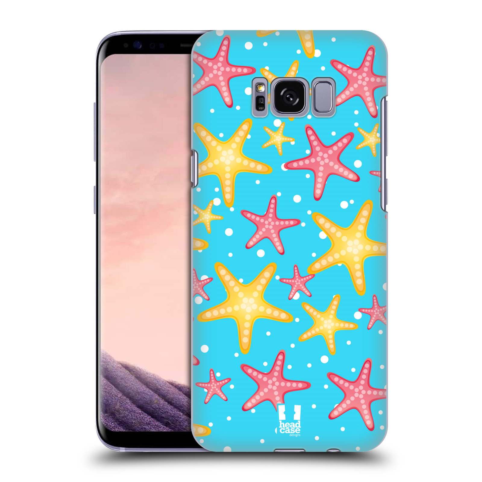 Zadní obal pro mobil Samsung Galaxy S8 - HEAD CASE - kreslený mořský vzor hvězda