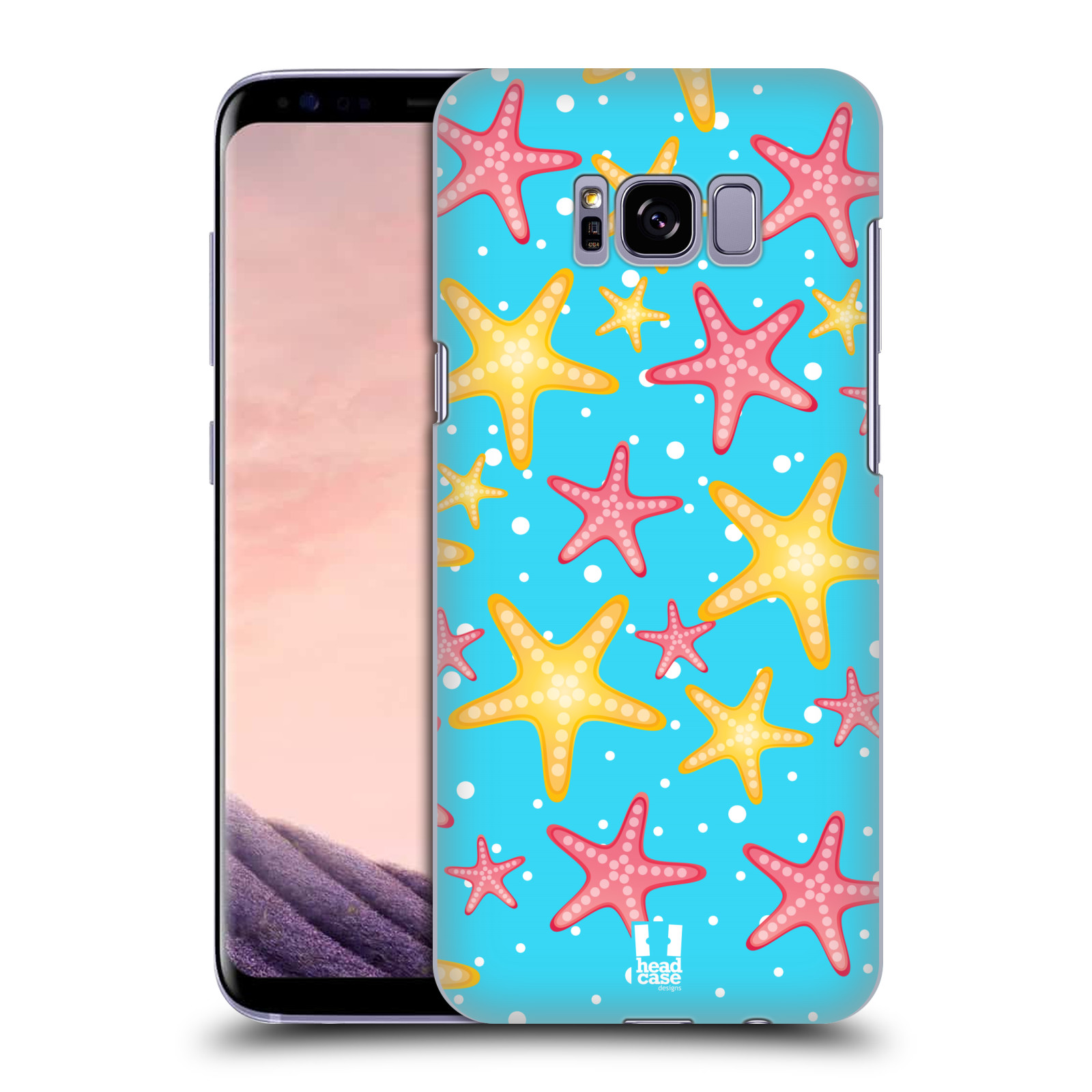 Zadní obal pro mobil Samsung Galaxy S8 PLUS - HEAD CASE - kreslený mořský vzor hvězda