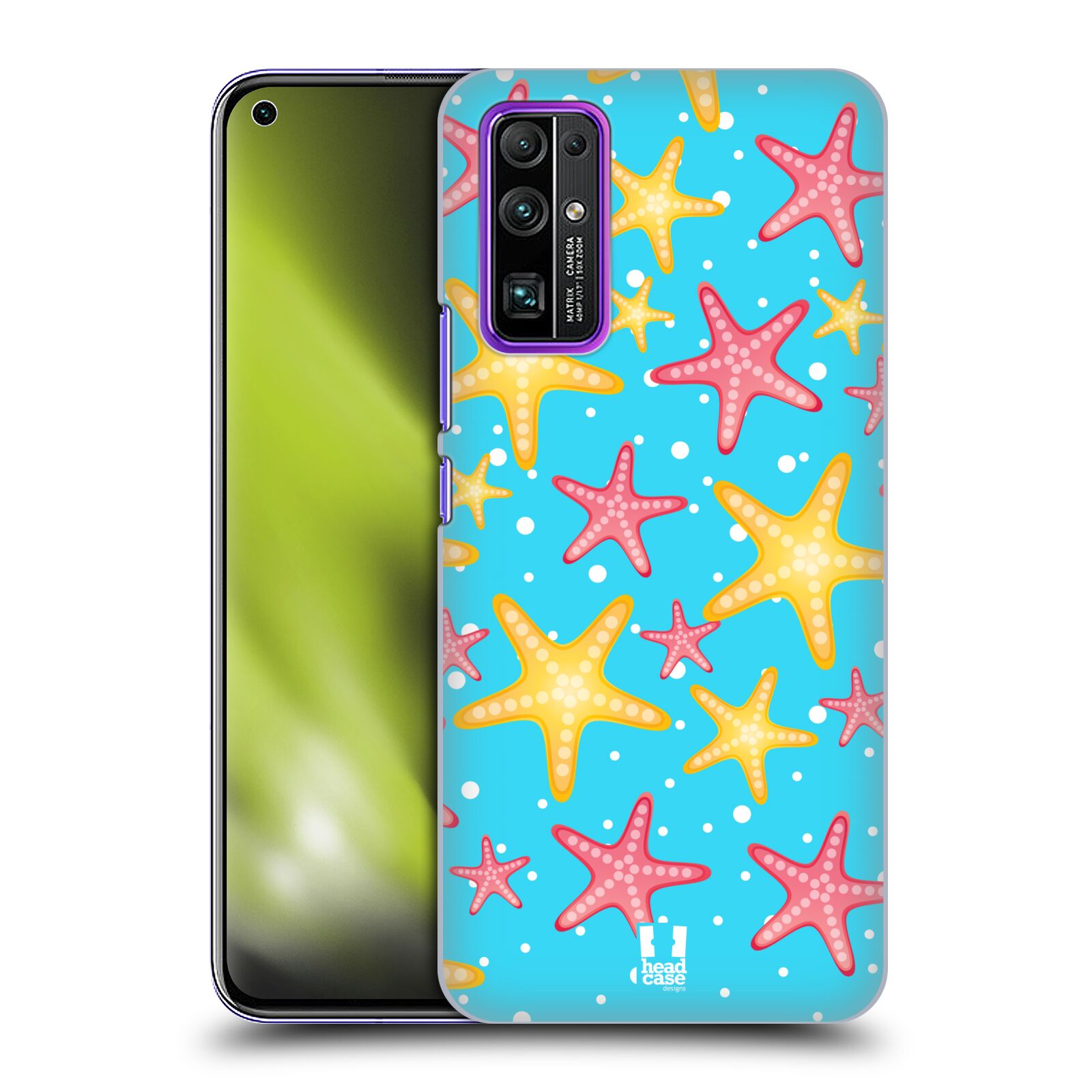 Zadní obal pro mobil Honor 30 - HEAD CASE - kreslený mořský vzor hvězda