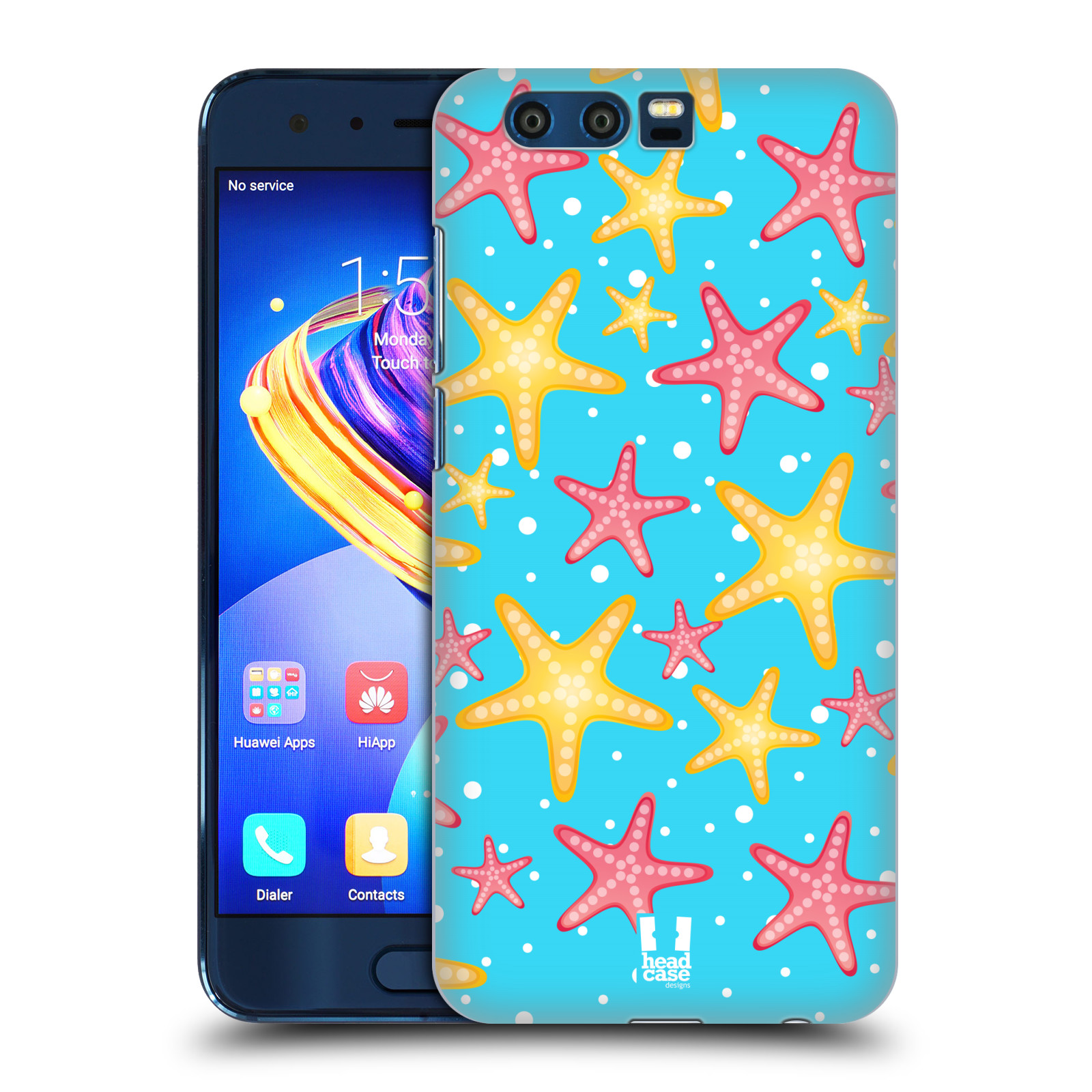 Zadní obal pro mobil Honor 9 - HEAD CASE - kreslený mořský vzor hvězda