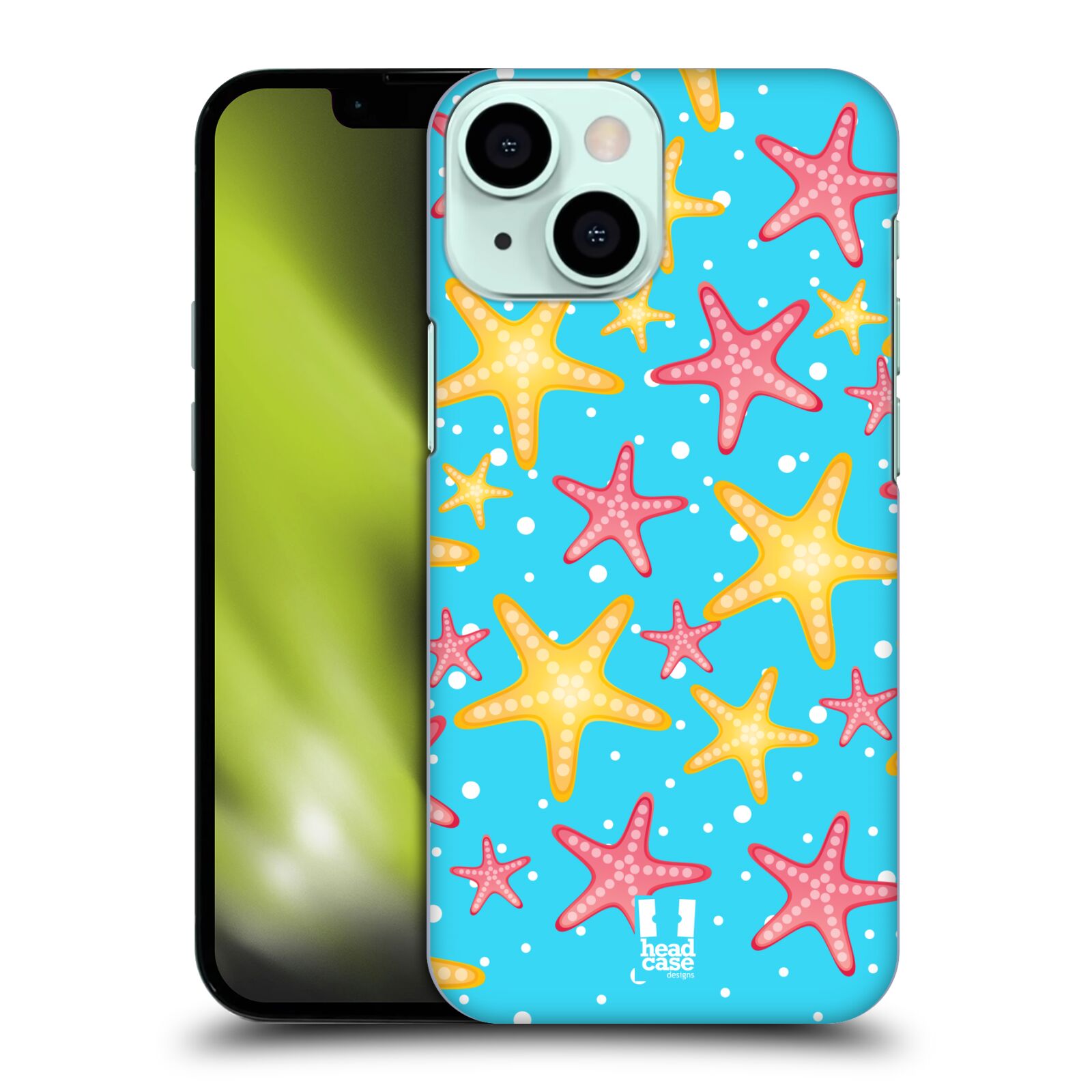 Zadní obal pro mobil Apple Iphone 13 MINI - HEAD CASE - kreslený mořský vzor hvězda