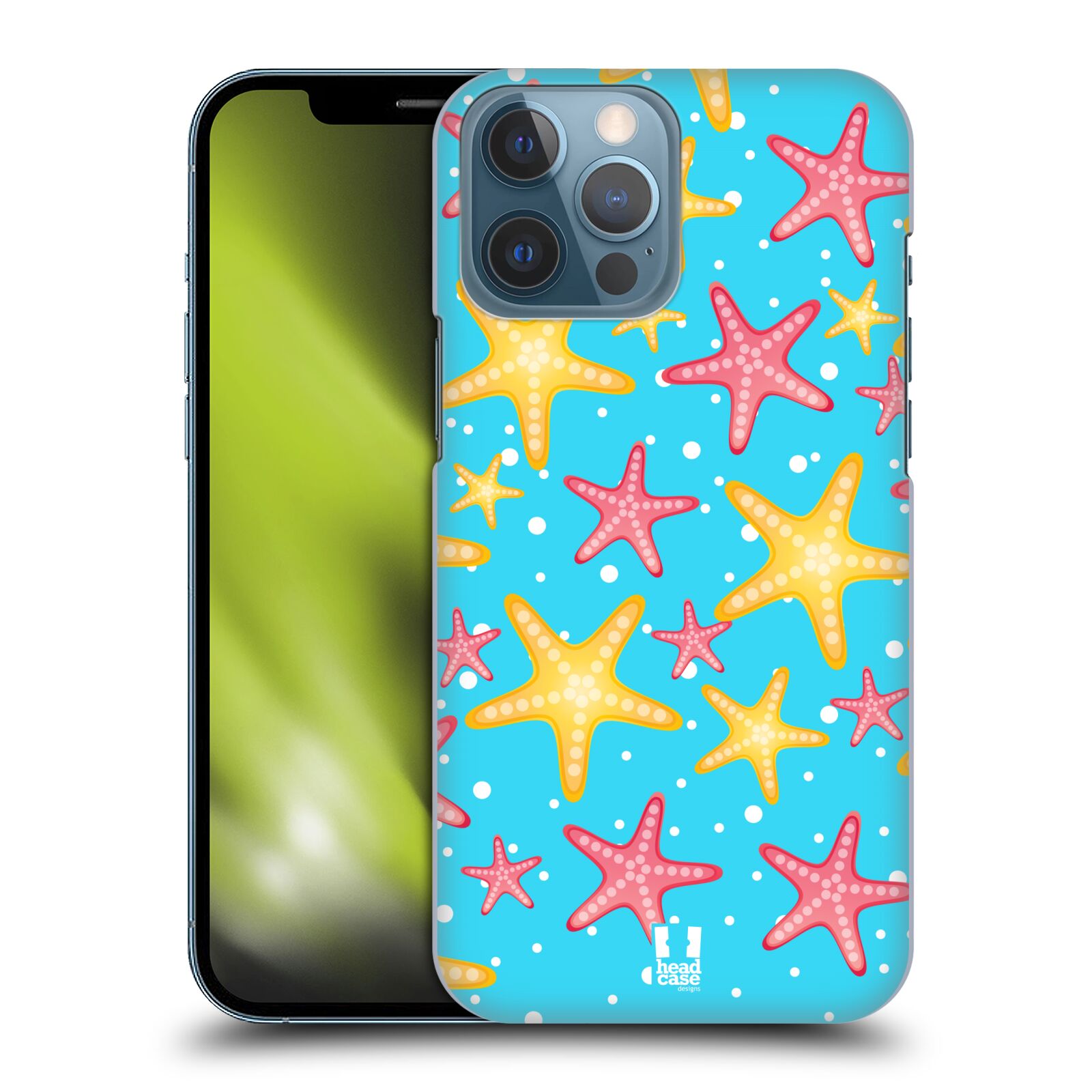 Zadní obal pro mobil Apple Iphone 13 PRO MAX - HEAD CASE - kreslený mořský vzor hvězda