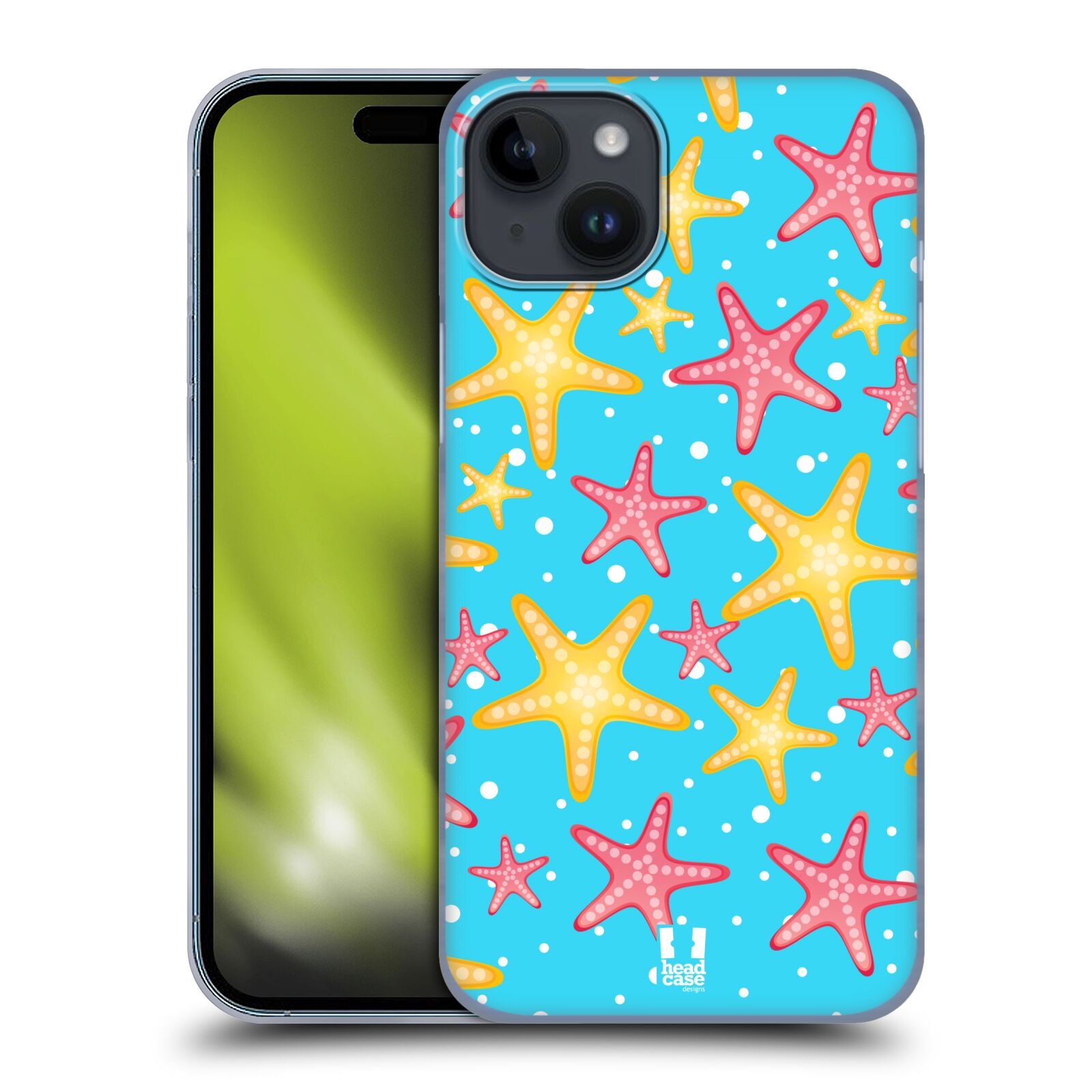 Plastový obal HEAD CASE na mobil Apple Iphone 15 PLUS vzor mořský živočich hvězda