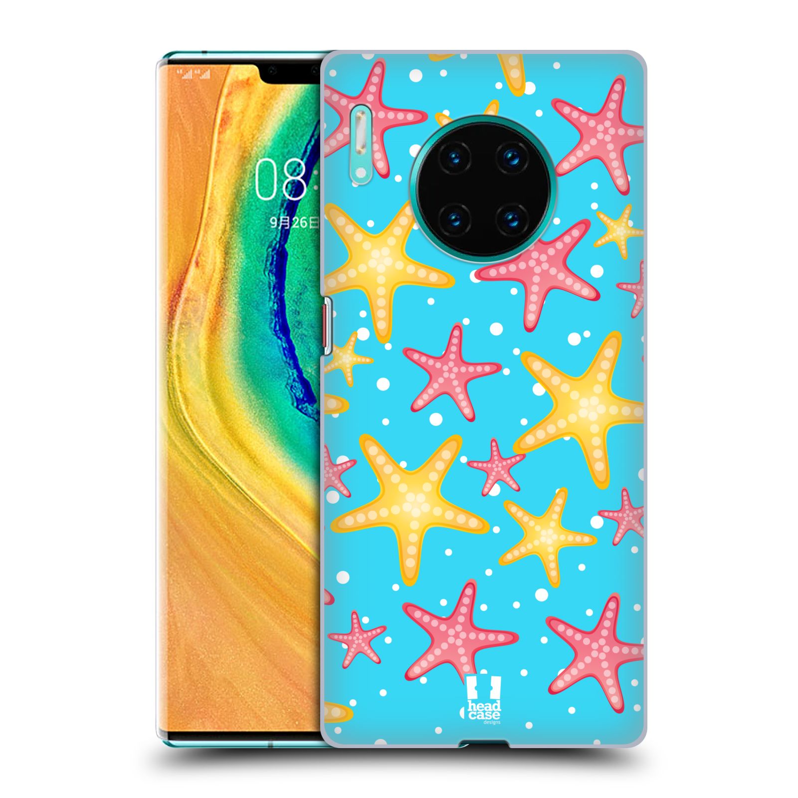 Zadní obal pro mobil Huawei Mate 30 PRO - HEAD CASE - kreslený mořský vzor hvězda