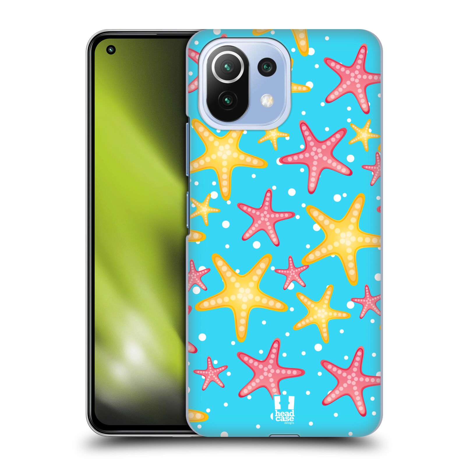 Zadní obal pro mobil Xiaomi Mi 11 Lite / Mi 11 Lite 5G - HEAD CASE - kreslený mořský vzor hvězda