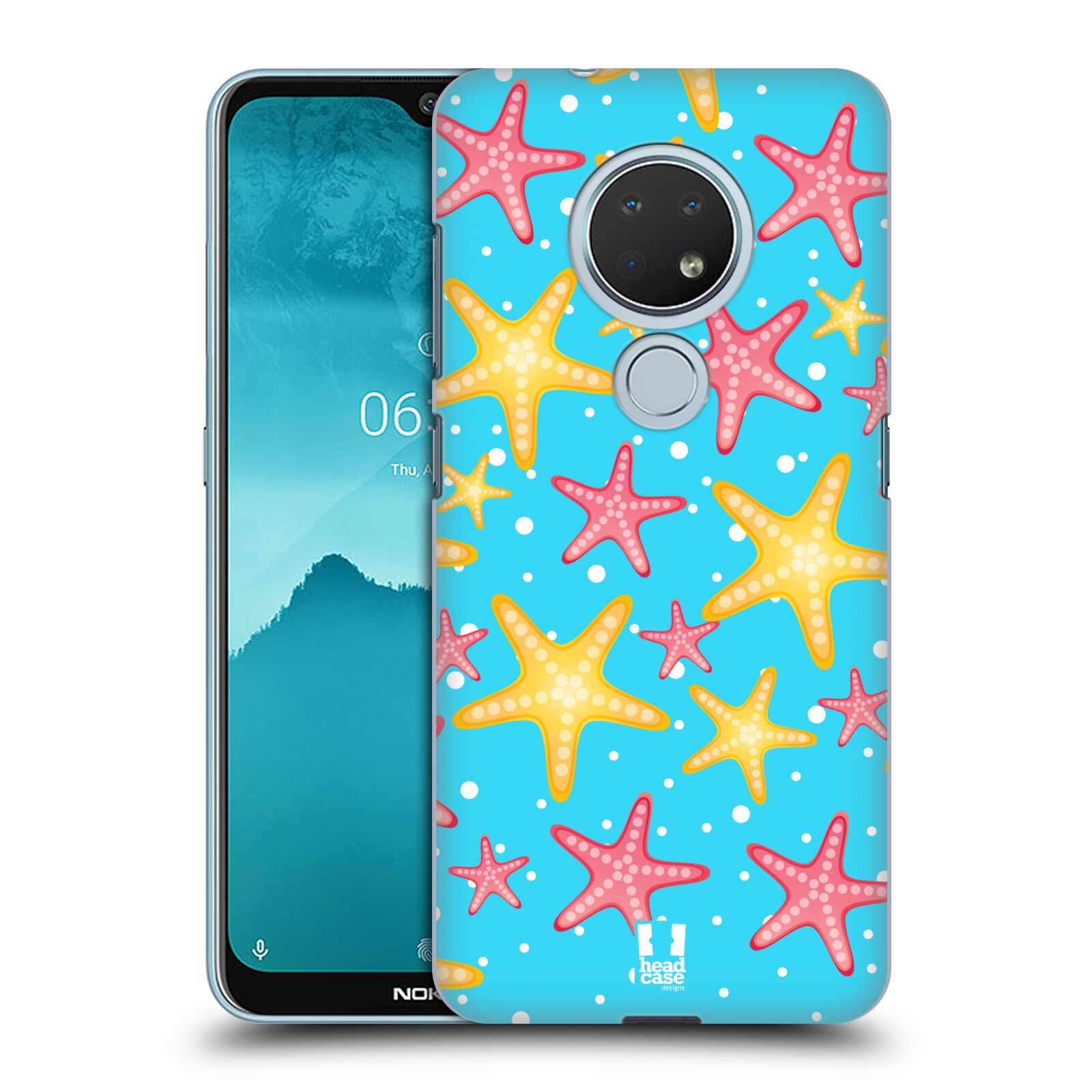 Pouzdro na mobil Nokia 6.2 - HEAD CASE - vzor mořský živočich hvězda