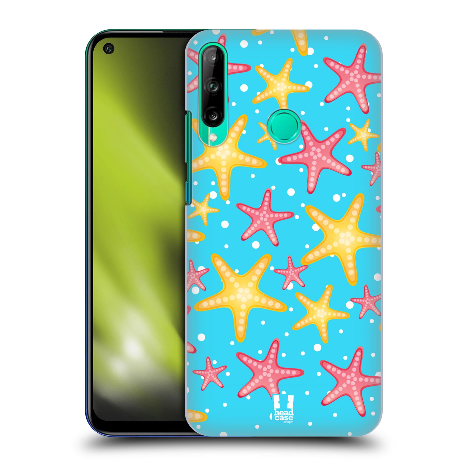 Zadní obal pro mobil Huawei P40 Lite E - HEAD CASE - kreslený mořský vzor hvězda