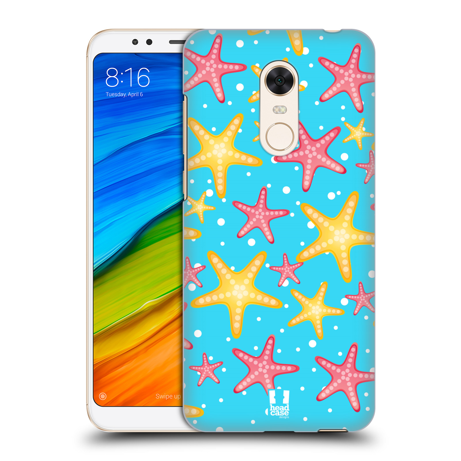 HEAD CASE plastový obal na mobil Xiaomi Redmi 5 PLUS vzor mořský živočich hvězda
