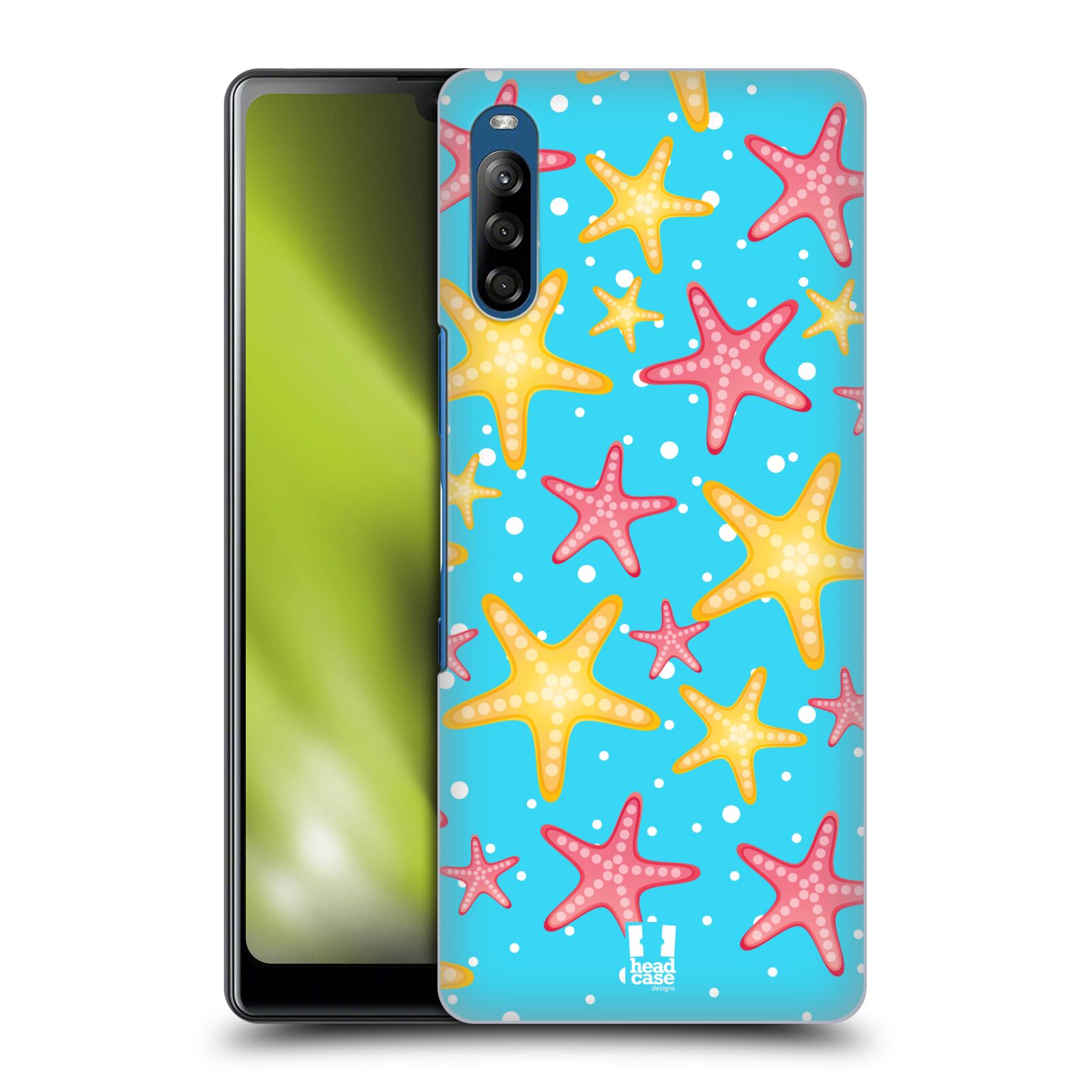 Zadní obal pro mobil Sony Xperia L4 - HEAD CASE - kreslený mořský vzor hvězda