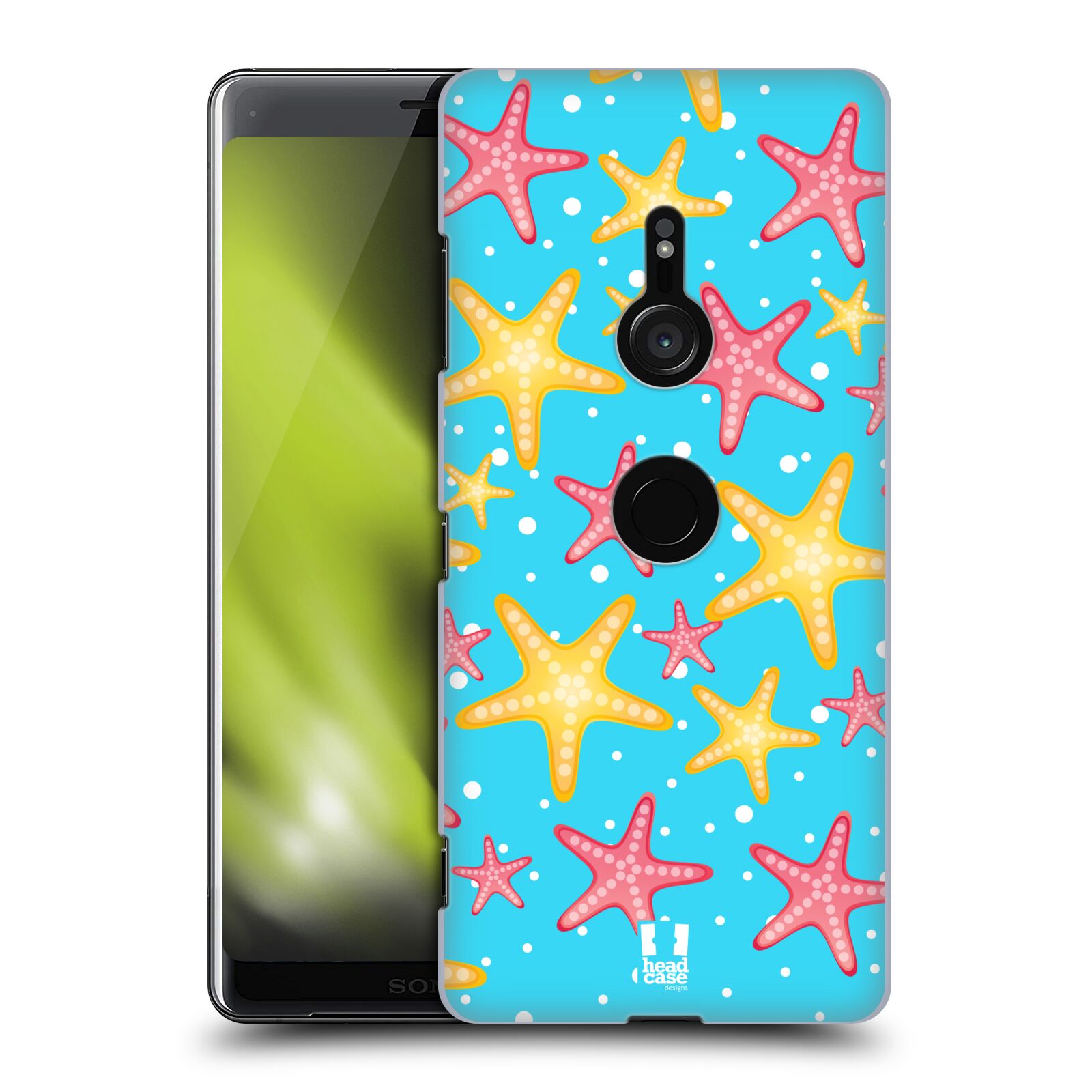 Zadní obal pro mobil Sony Xperia XZ3 - HEAD CASE - kreslený mořský vzor hvězda