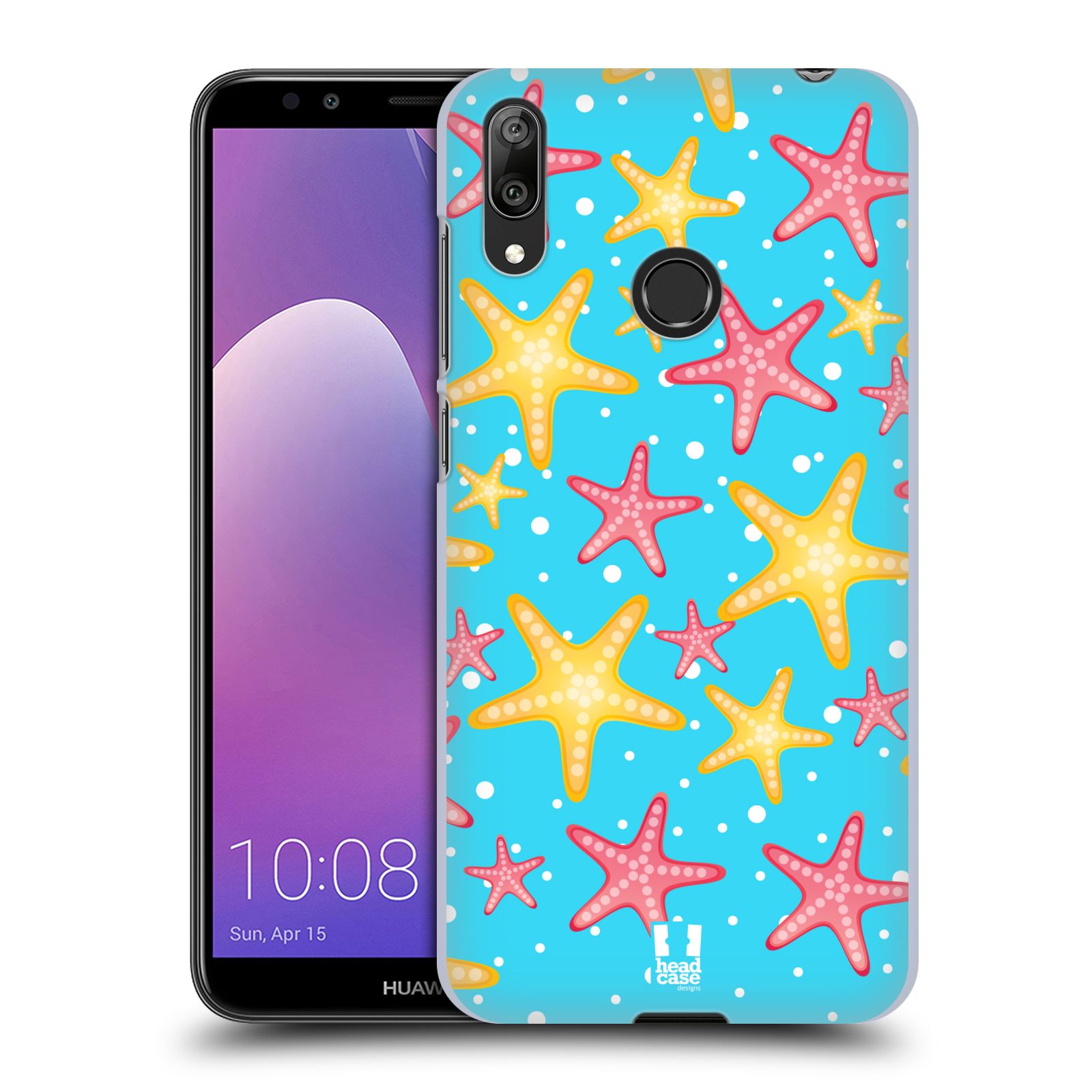Pouzdro na mobil Huawei Y7 2019 - Head Case - vzor mořský živočich hvězda
