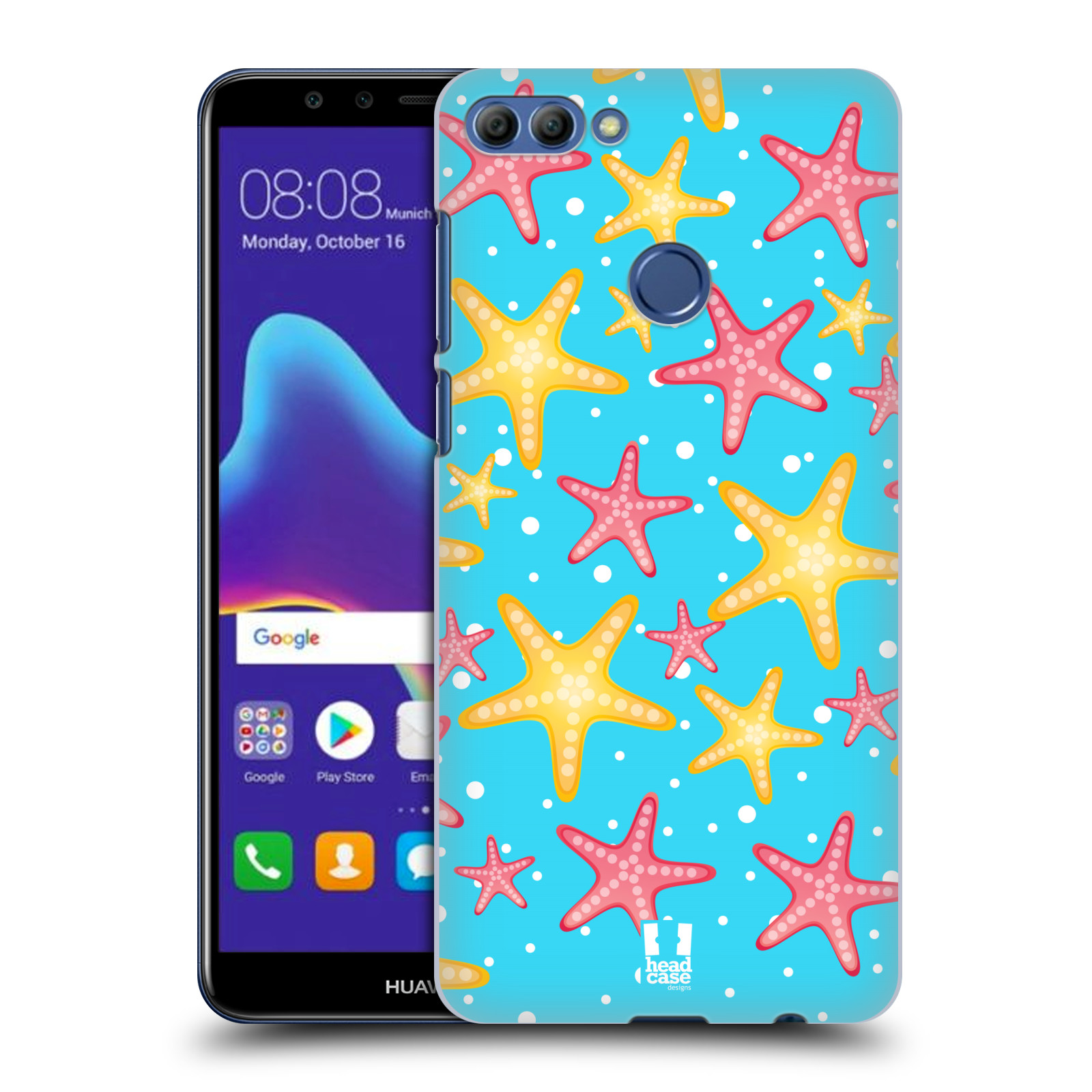 HEAD CASE plastový obal na mobil Huawei Y9 2018 vzor mořský živočich hvězda