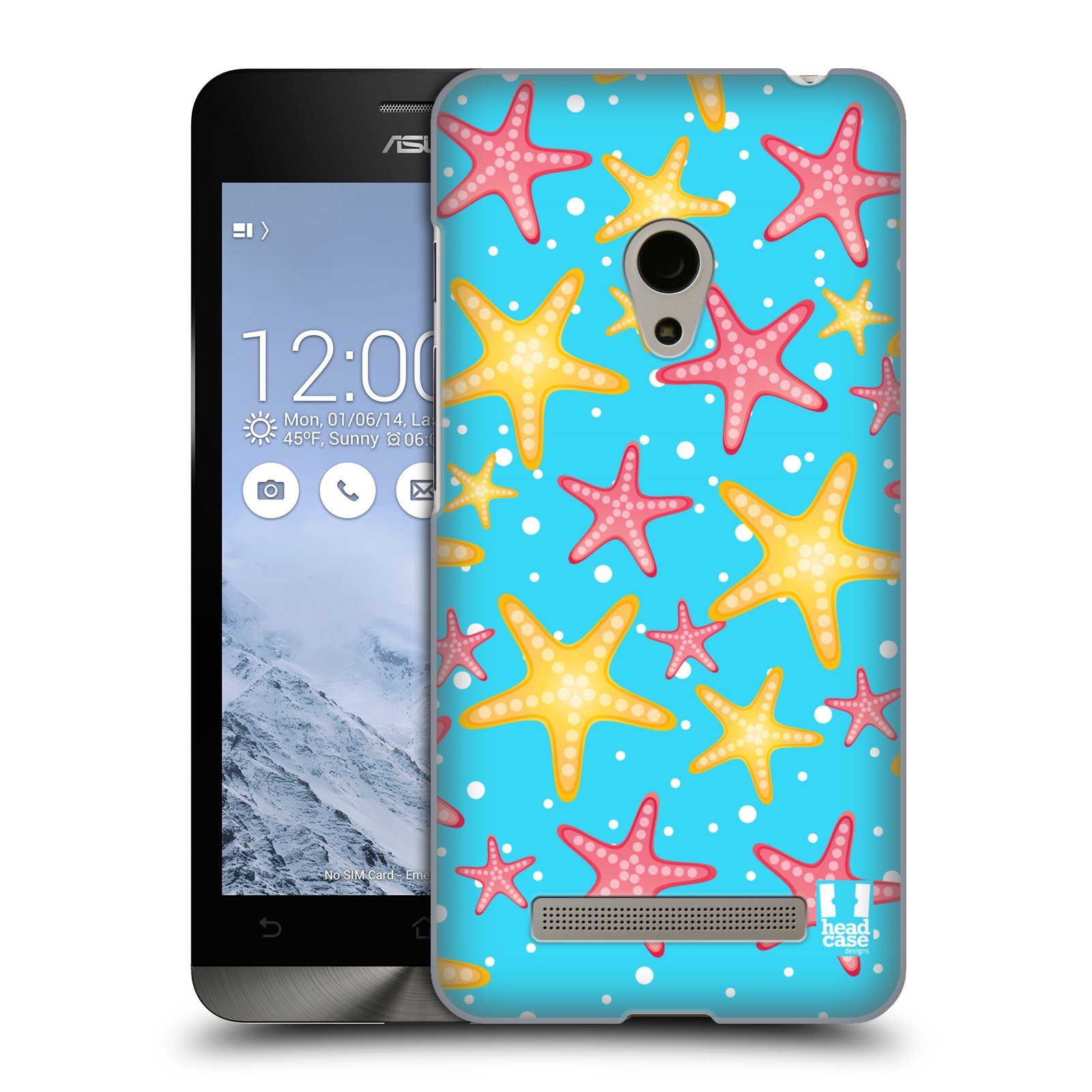 HEAD CASE plastový obal na mobil Asus Zenfone 5 vzor mořský živočich hvězda