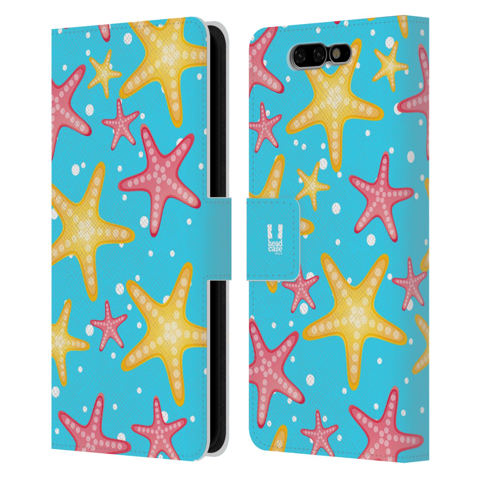 Pouzdro pro mobil Xiaomi Black Shark  - Mořský vzor - barevné hvězdy