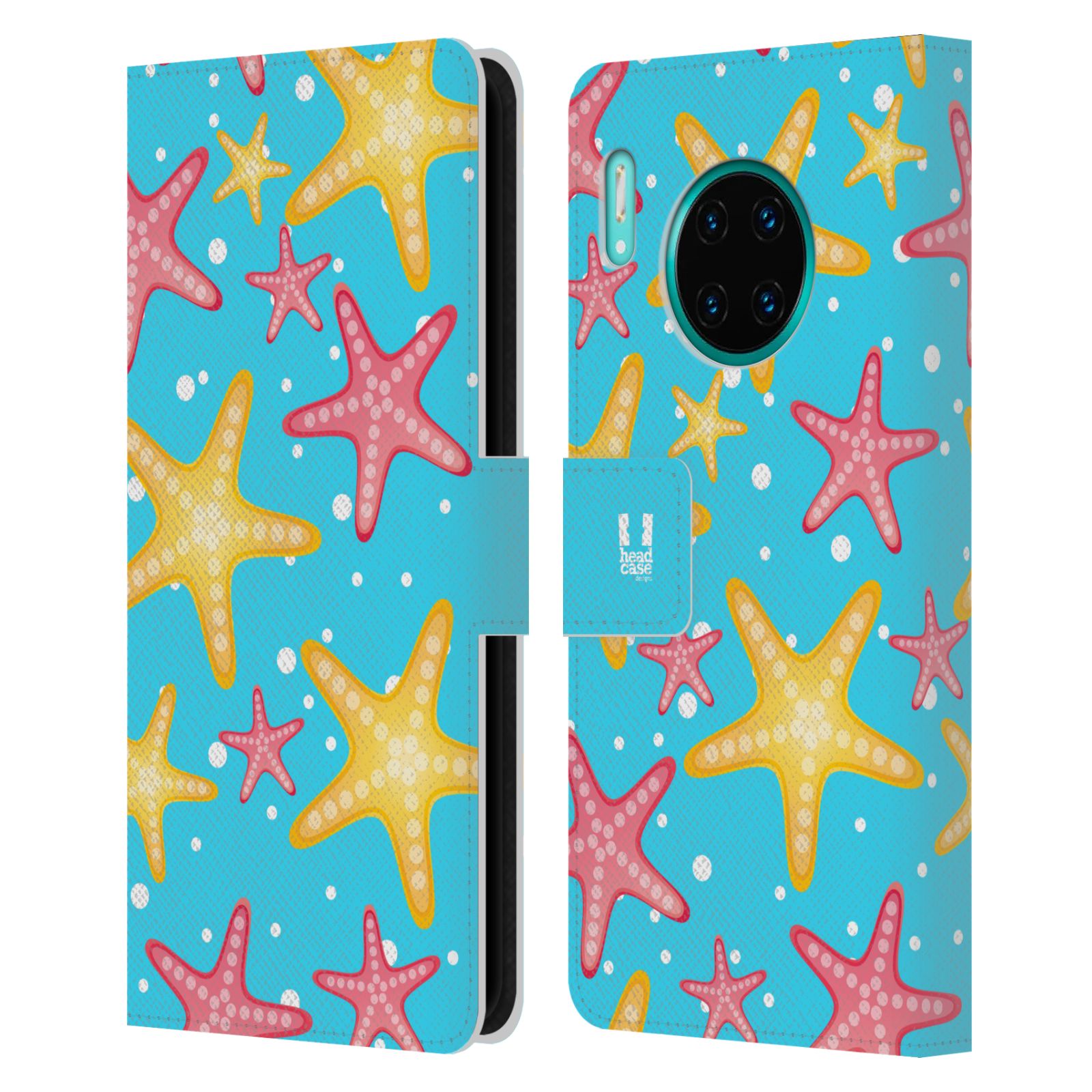 Pouzdro pro mobil Huawei Mate 30 PRO - Mořský vzor - barevné hvězdy