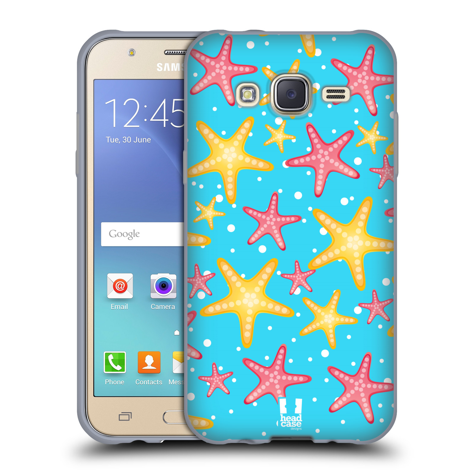 HEAD CASE silikonový obal na mobil Samsung Galaxy J5, J500, (J5 DUOS) vzor mořský živočich hvězda