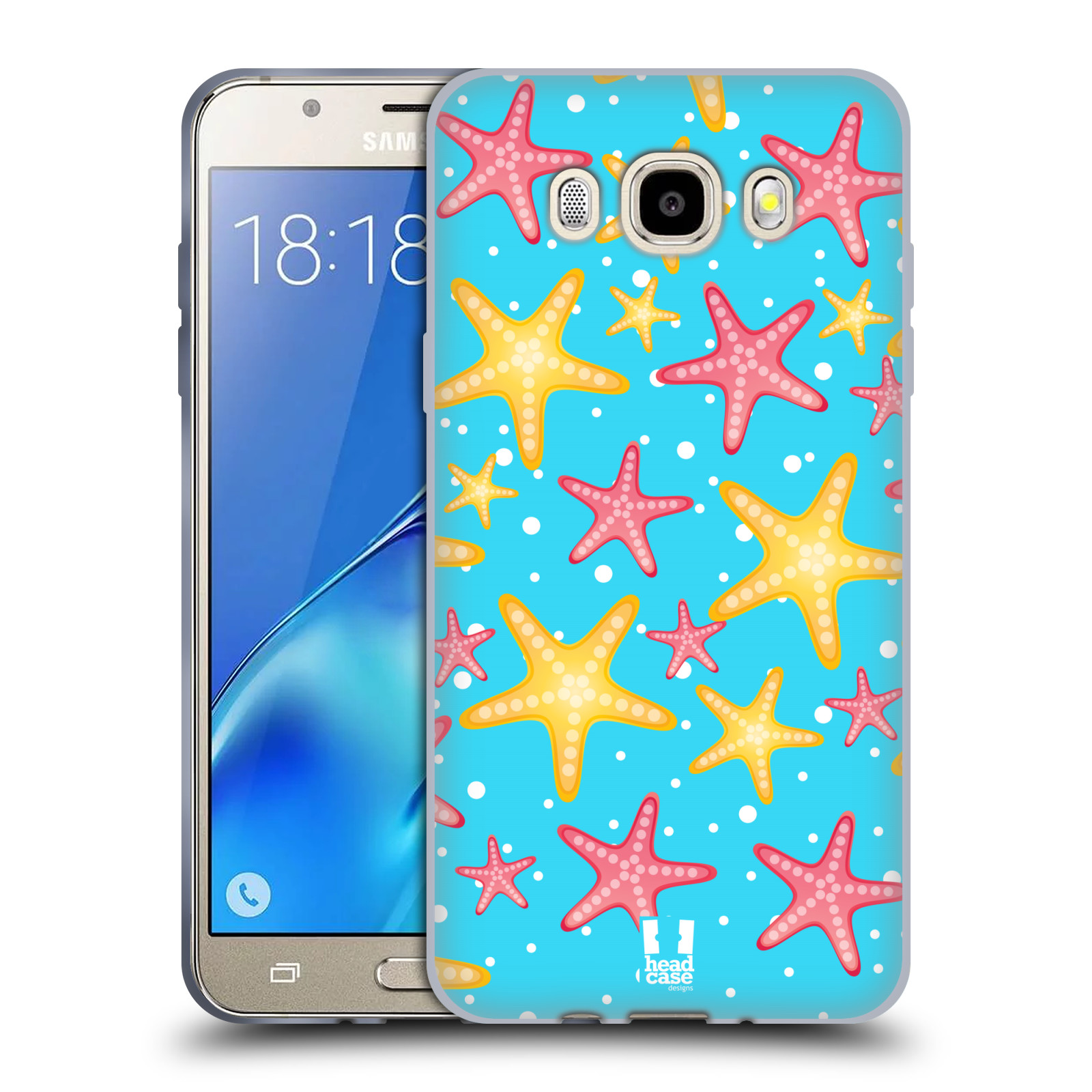 HEAD CASE silikonový obal, kryt na mobil Samsung Galaxy J5 2016, J510, J510F, (J510F DUAL SIM) vzor mořský živočich hvězda