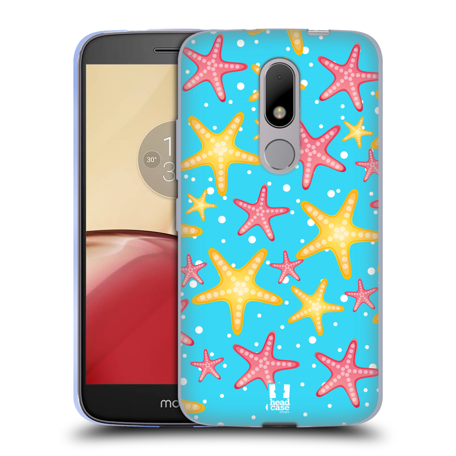 HEAD CASE silikonový obal na mobil Lenovo Moto M vzor mořský živočich hvězda