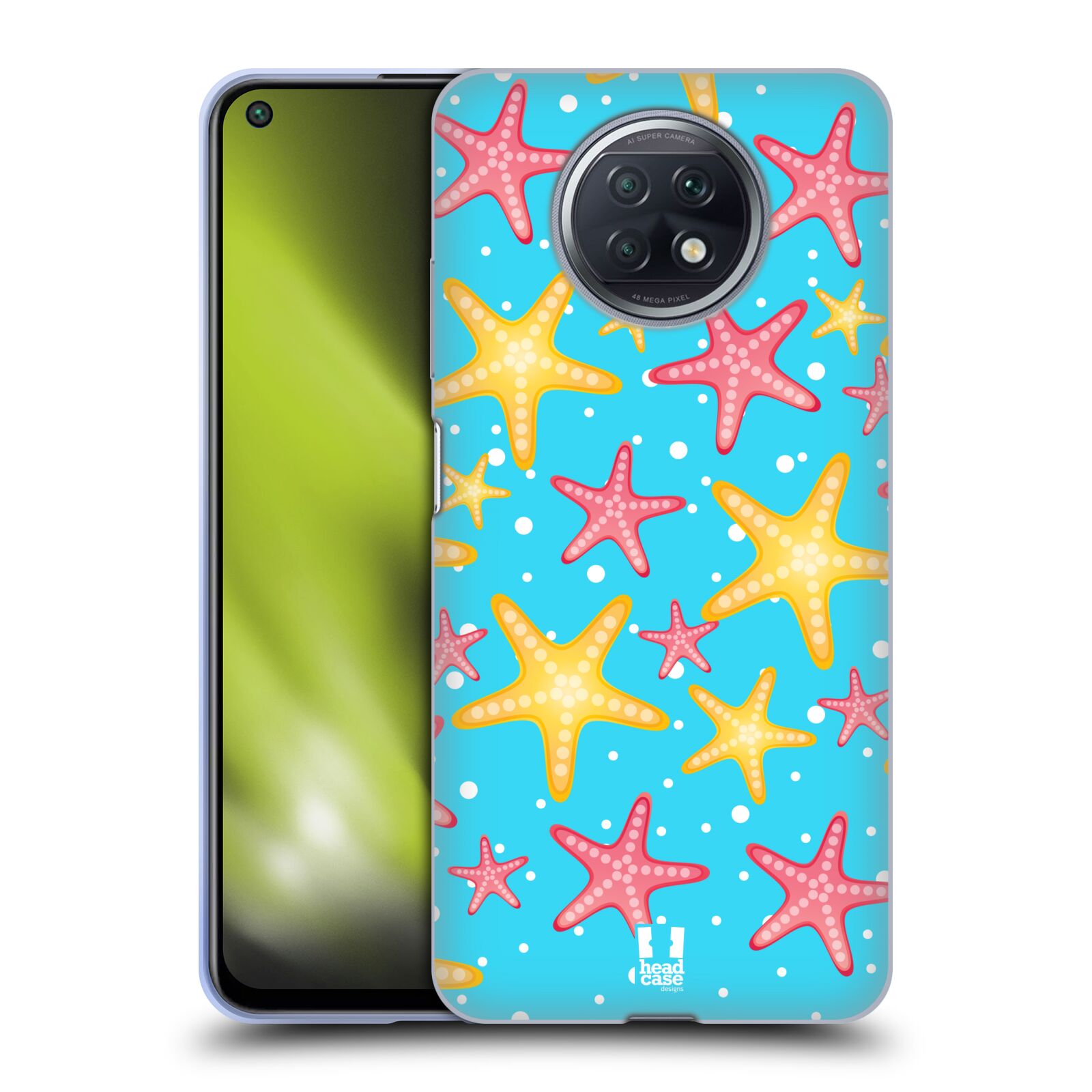 Plastový obal HEAD CASE na mobil Xiaomi Redmi Note 9T vzor mořský živočich hvězda