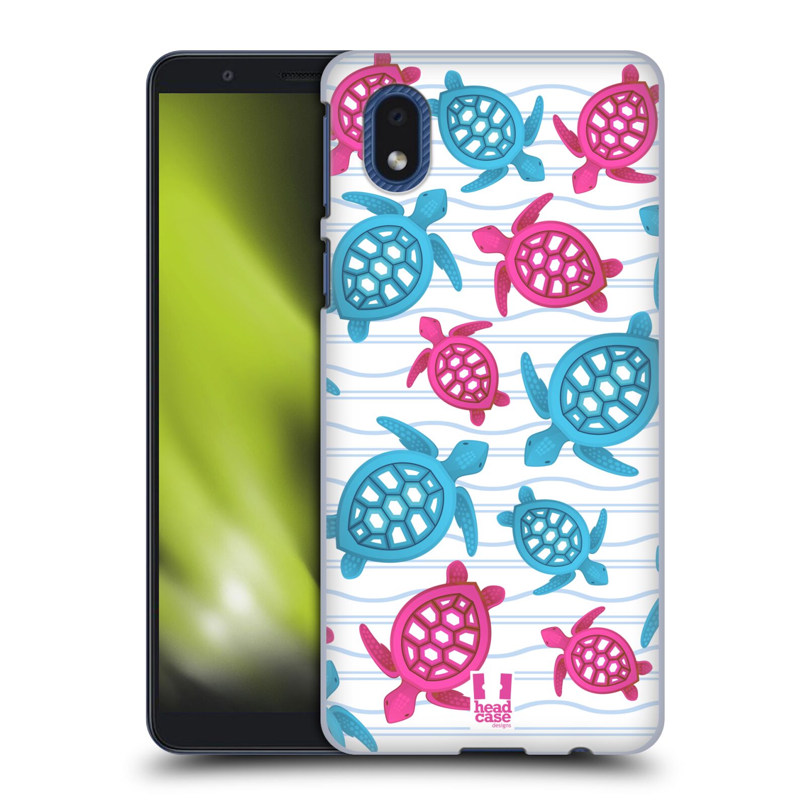 Zadní obal pro mobil Samsung Galaxy A01 CORE - HEAD CASE - kreslený mořský vzor želvičky