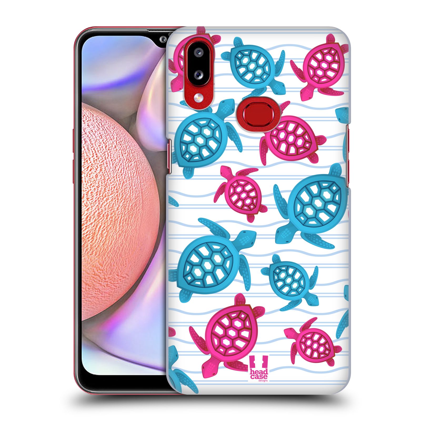 Zadní obal pro mobil Samsung Galaxy A10s - HEAD CASE - kreslený mořský vzor želvičky