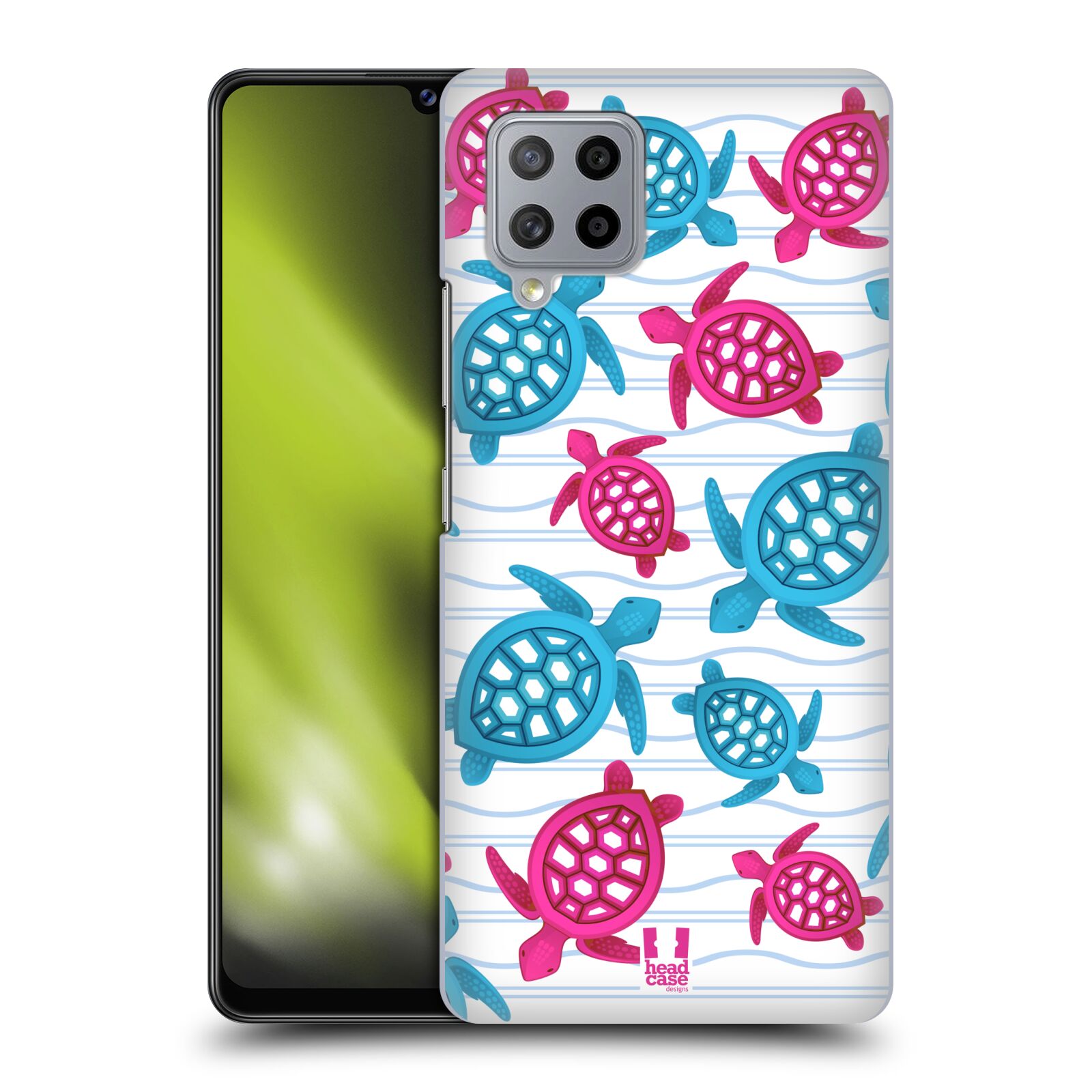 Zadní obal pro mobil Samsung Galaxy A42 5G - HEAD CASE - kreslený mořský vzor želvičky