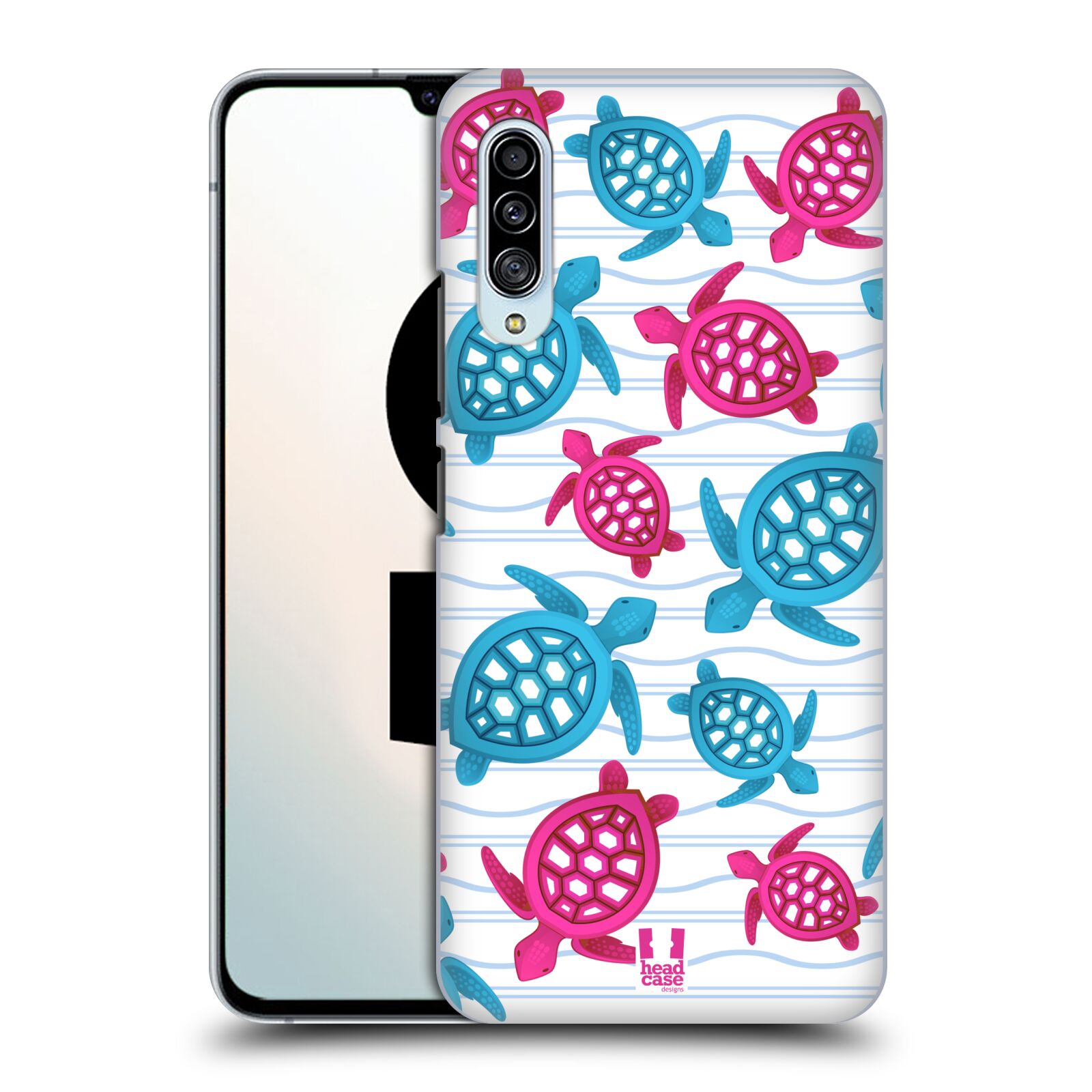 Zadní obal pro mobil Samsung Galaxy A90 5G - HEAD CASE - kreslený mořský vzor želvičky
