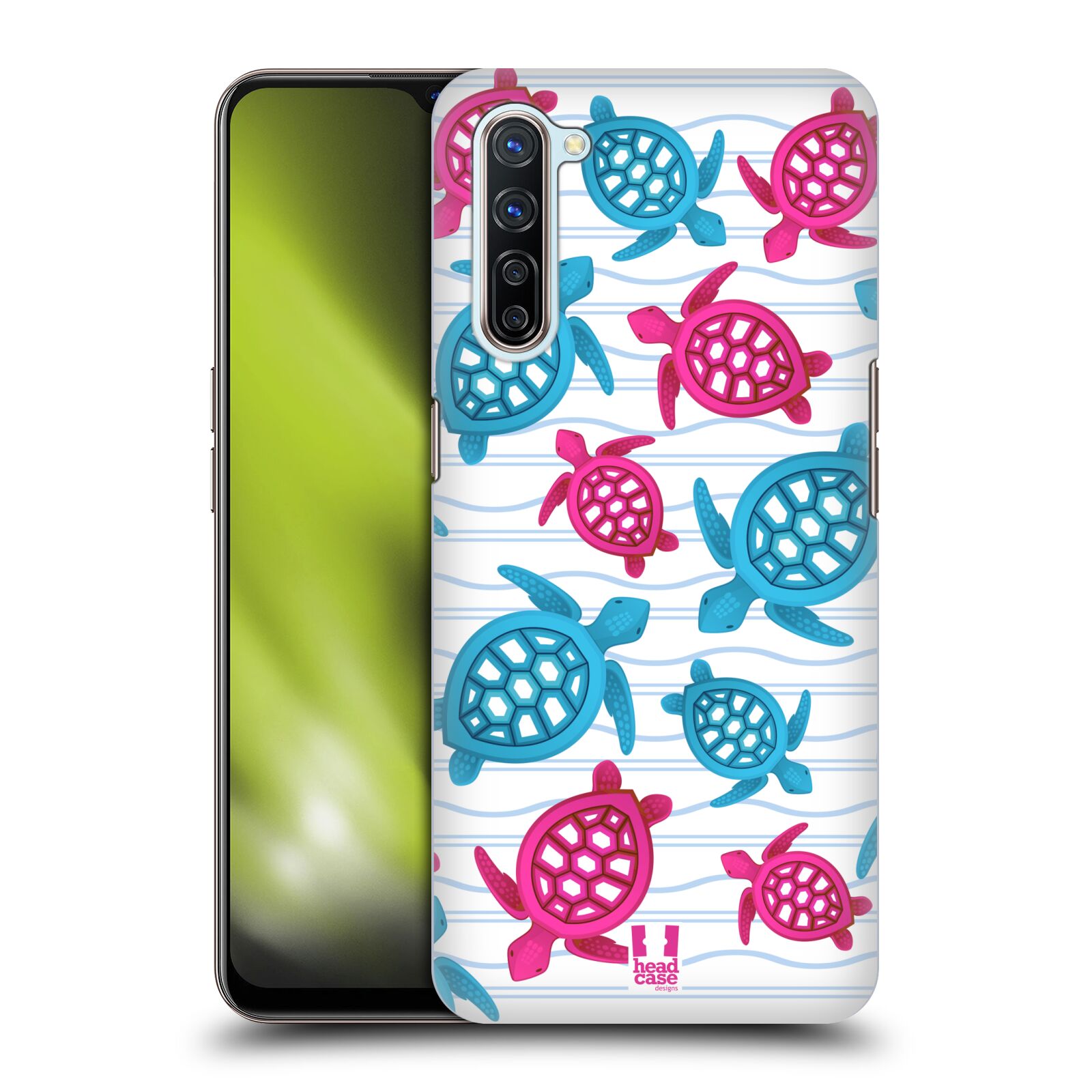 Zadní obal pro mobil Oppo Find X2 LITE - HEAD CASE - kreslený mořský vzor želvičky