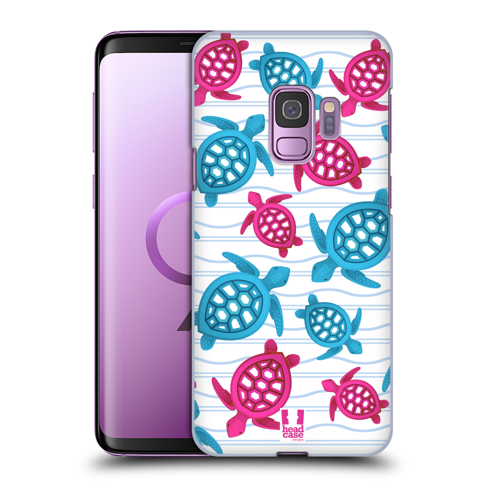 Zadní obal pro mobil Samsung Galaxy S9 - HEAD CASE - kreslený mořský vzor želvičky