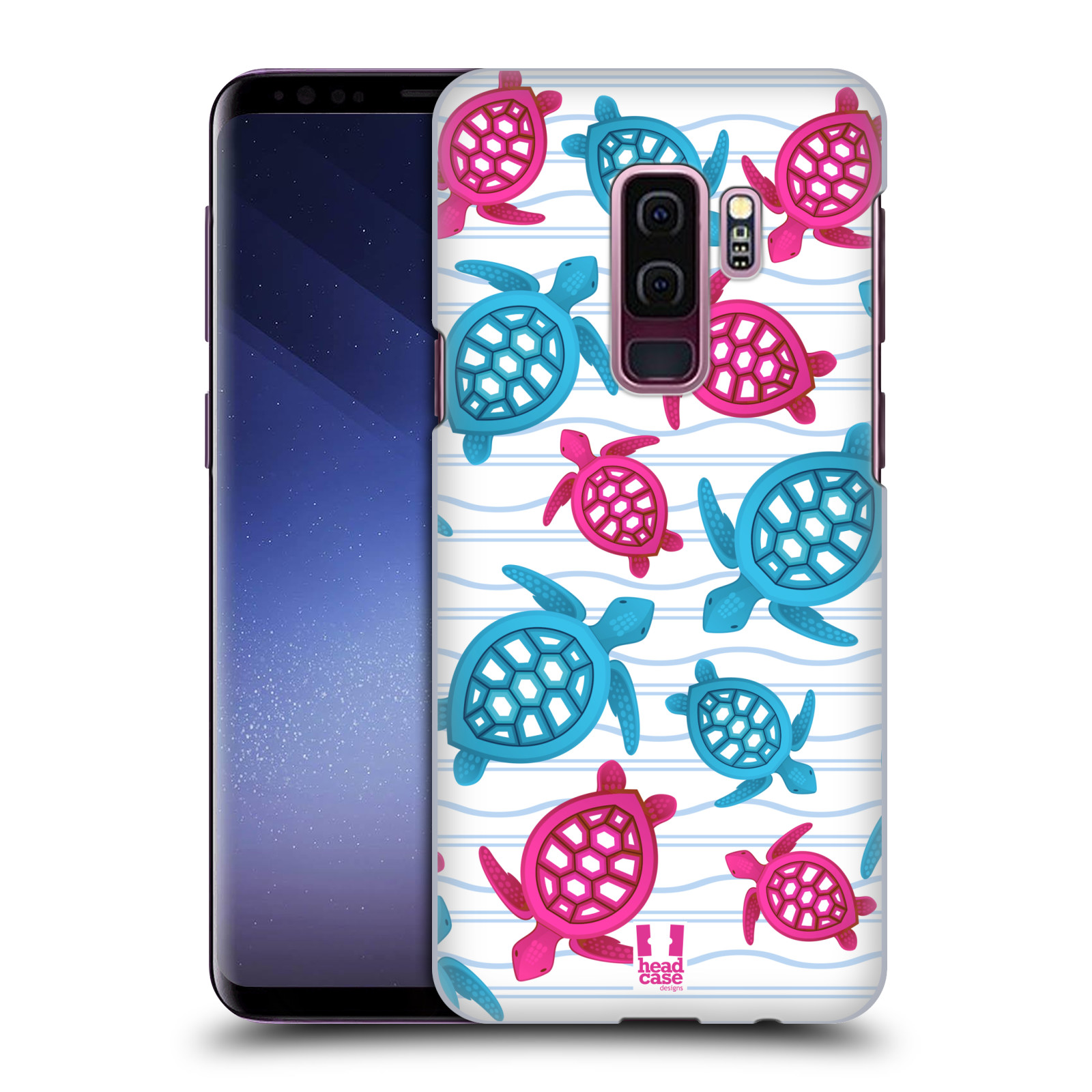 Zadní obal pro mobil Samsung Galaxy S9 PLUS - HEAD CASE - kreslený mořský vzor želvičky