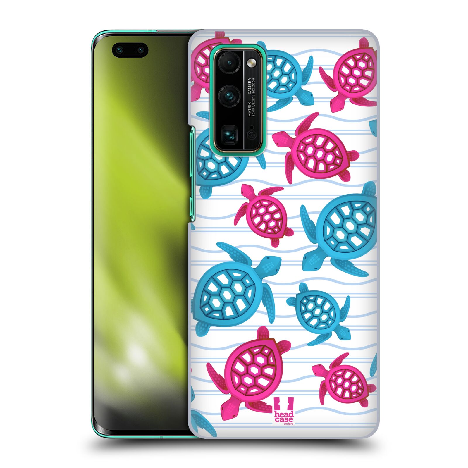 Zadní obal pro mobil Honor 30 PRO - HEAD CASE - kreslený mořský vzor želvičky