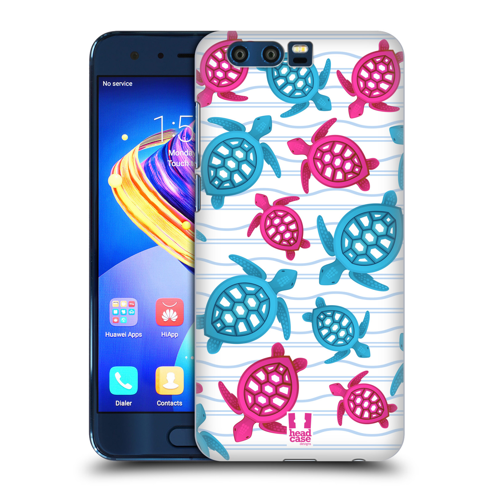 Zadní obal pro mobil Honor 9 - HEAD CASE - kreslený mořský vzor želvičky